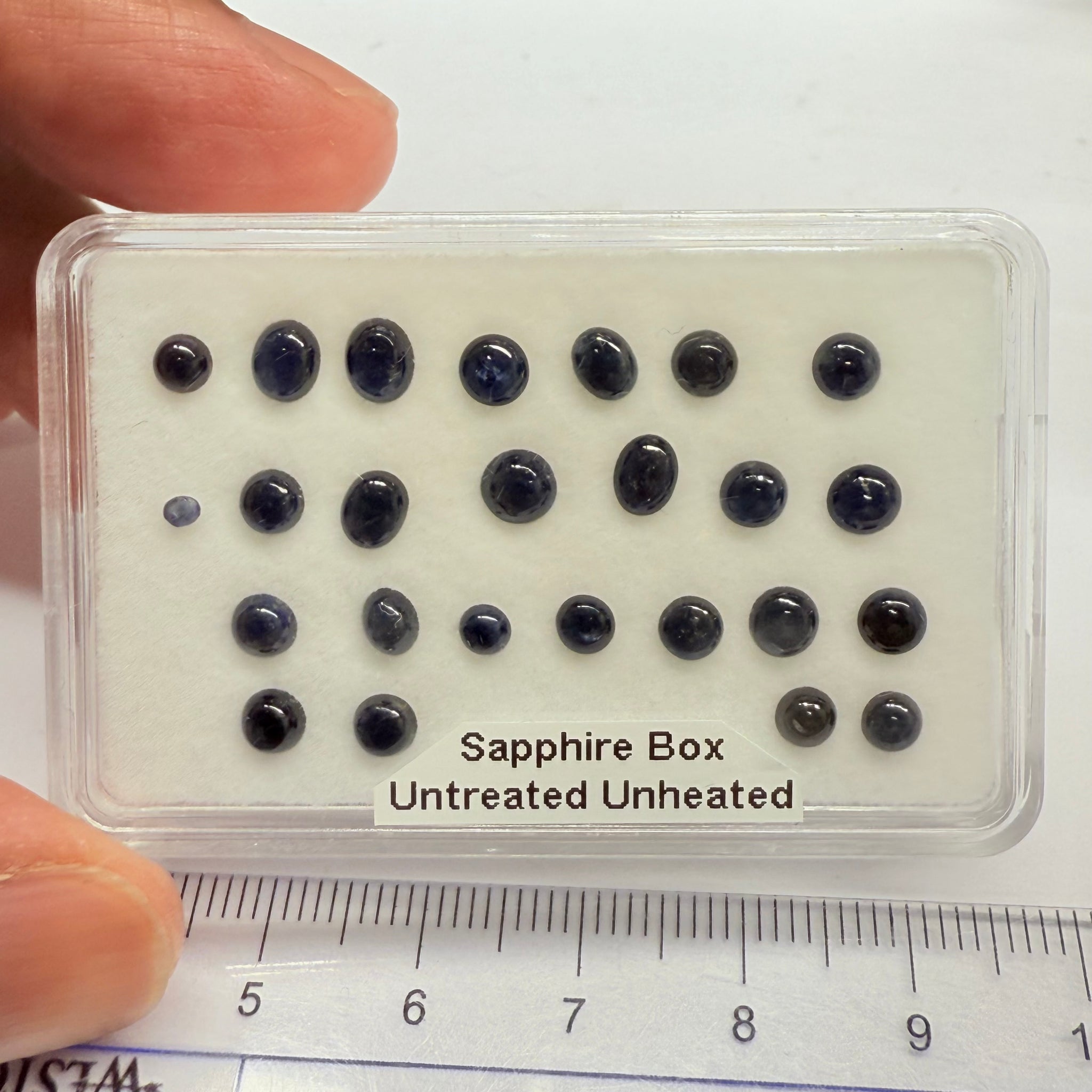 Sapphire Box, Songea, Tanzania, Untreated Unheated