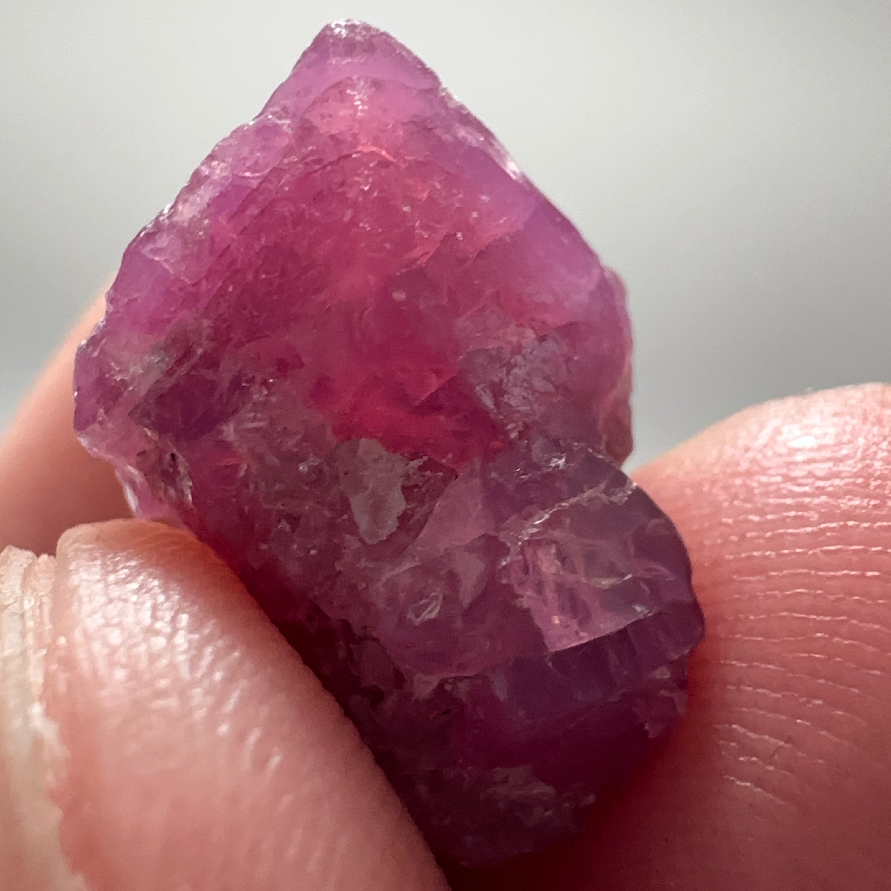 17.30ct Mahenge Spinel Crystal, Tanzania. Untreated Unheated