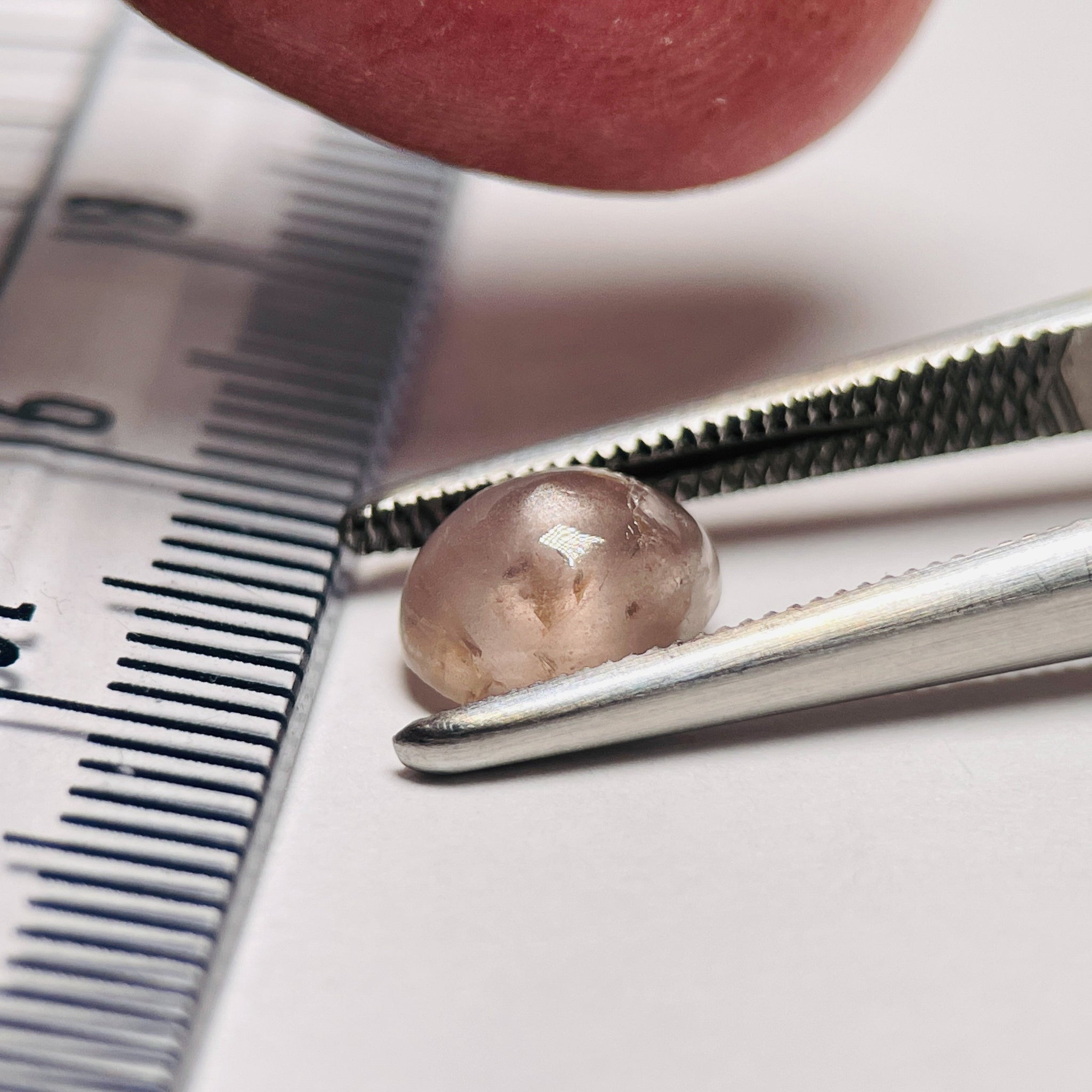 2.14Ct Sapphire Cabochon Seems To Have A Moving Star But As Point Umba Valley Tanzania. Untreated