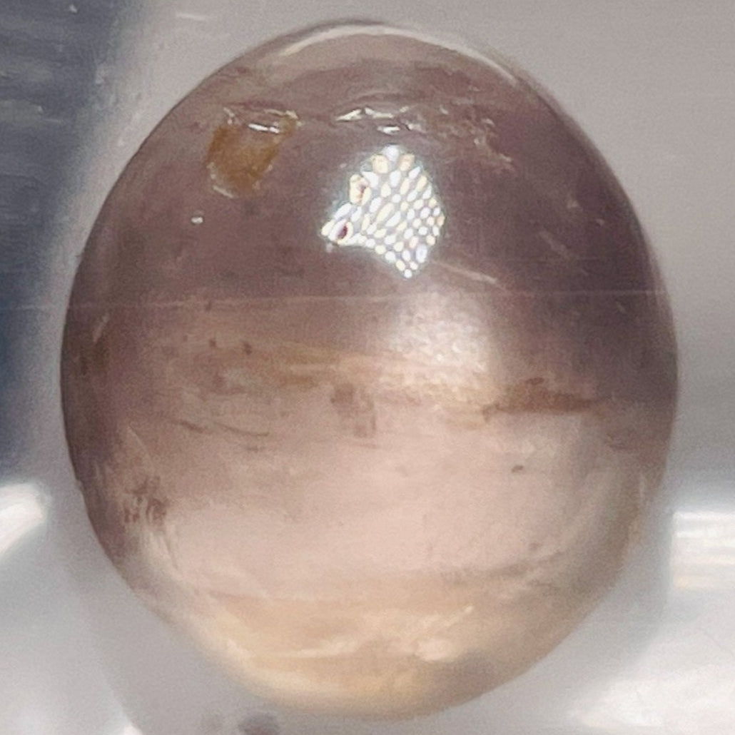 2.14Ct Sapphire Cabochon Seems To Have A Moving Star But As Point Umba Valley Tanzania. Untreated