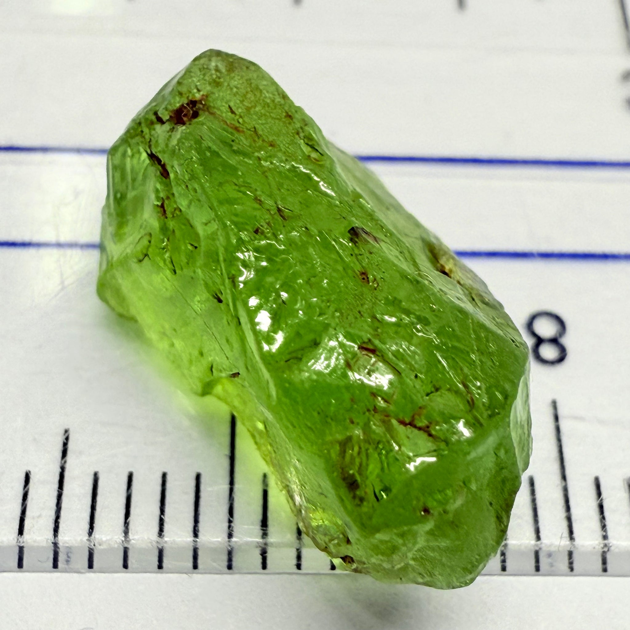 GoGo Peridot, 10.00ct, Tanzania, Untreated Unheated, mined by the WaGoGo tribe, vvs