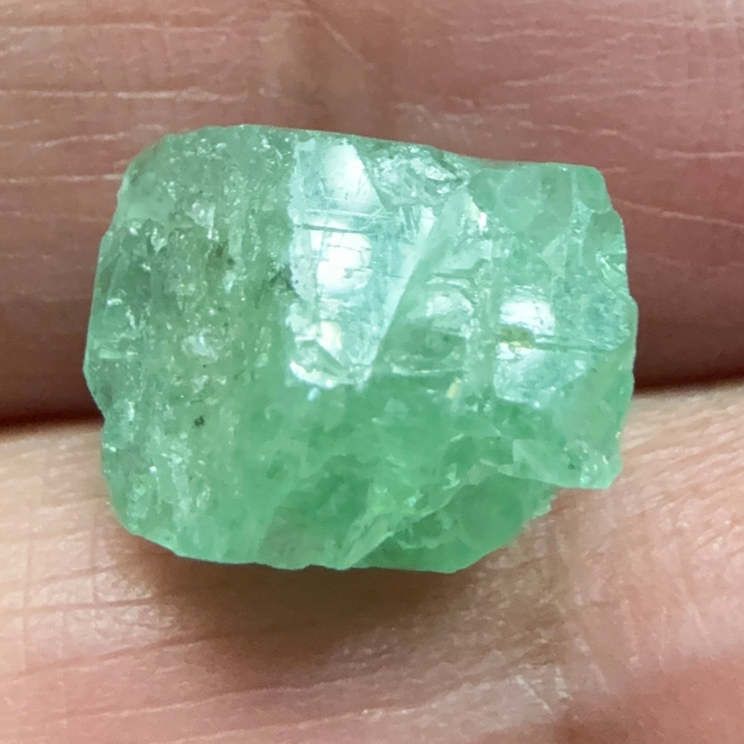 Emerald Crystal, 6.57ct, Tanzania, Untreated Unheated, specimen grade
