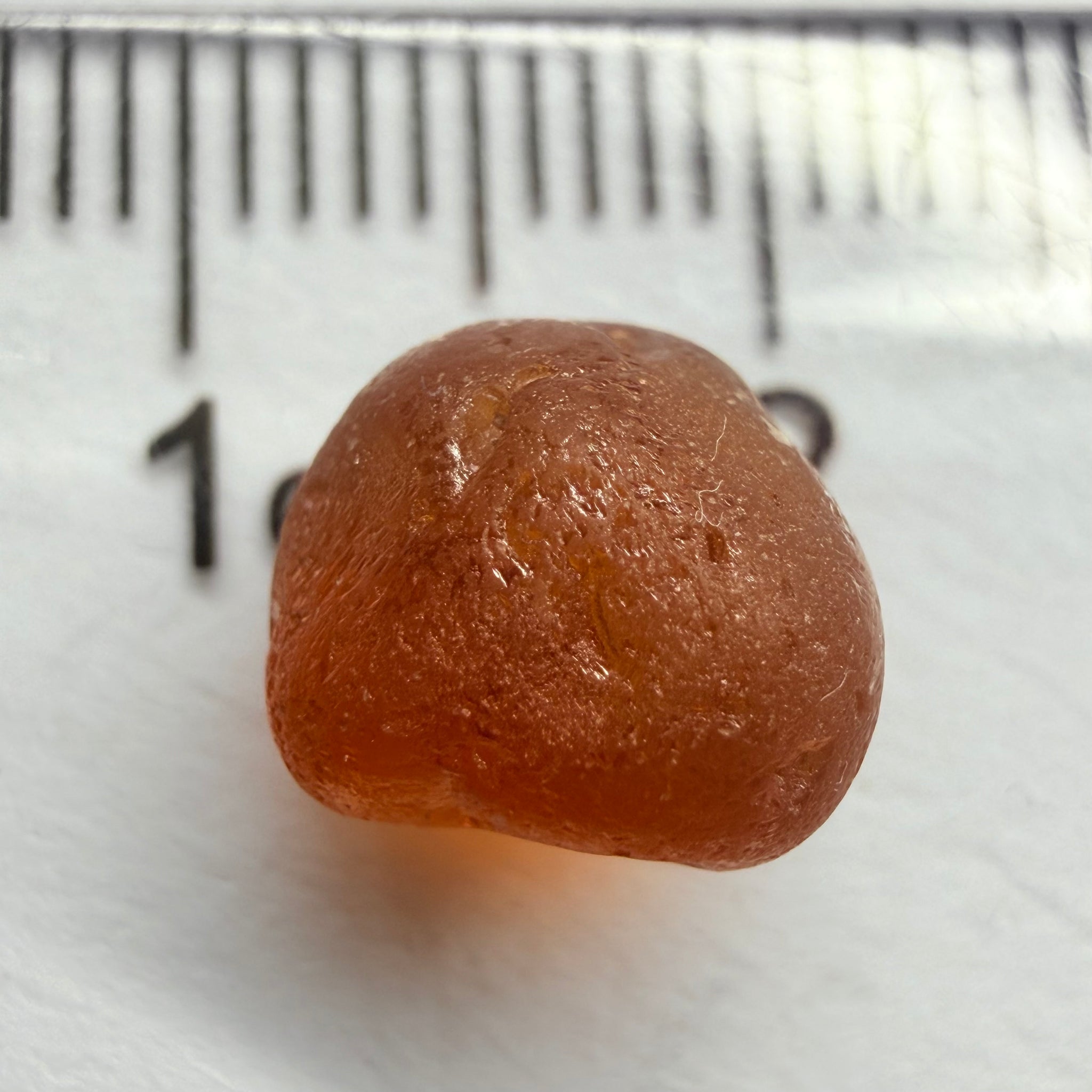 Orange Garnet, 4.00ct, Tanzania, Untreated Unheated. vvs