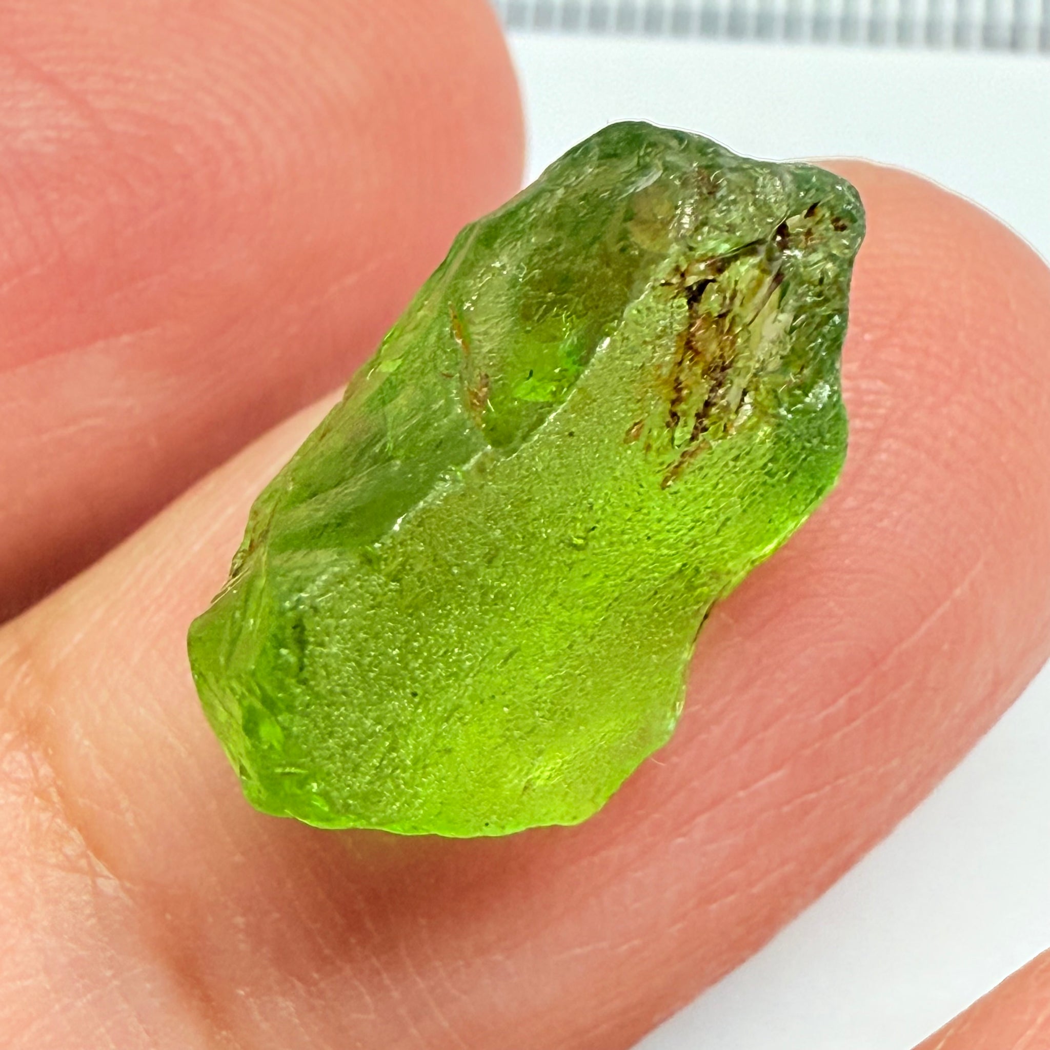 GoGo Peridot, 10.00ct, Tanzania, Untreated Unheated, mined by the WaGoGo tribe, vvs