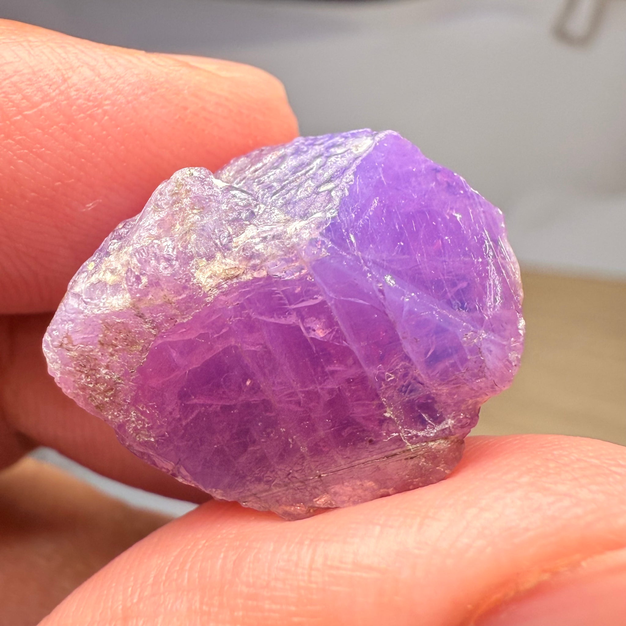 Colour Change Sapphire Crystal Specimen, Winza, Tanzania, Untreated Unheated, very rare, 53.18ct