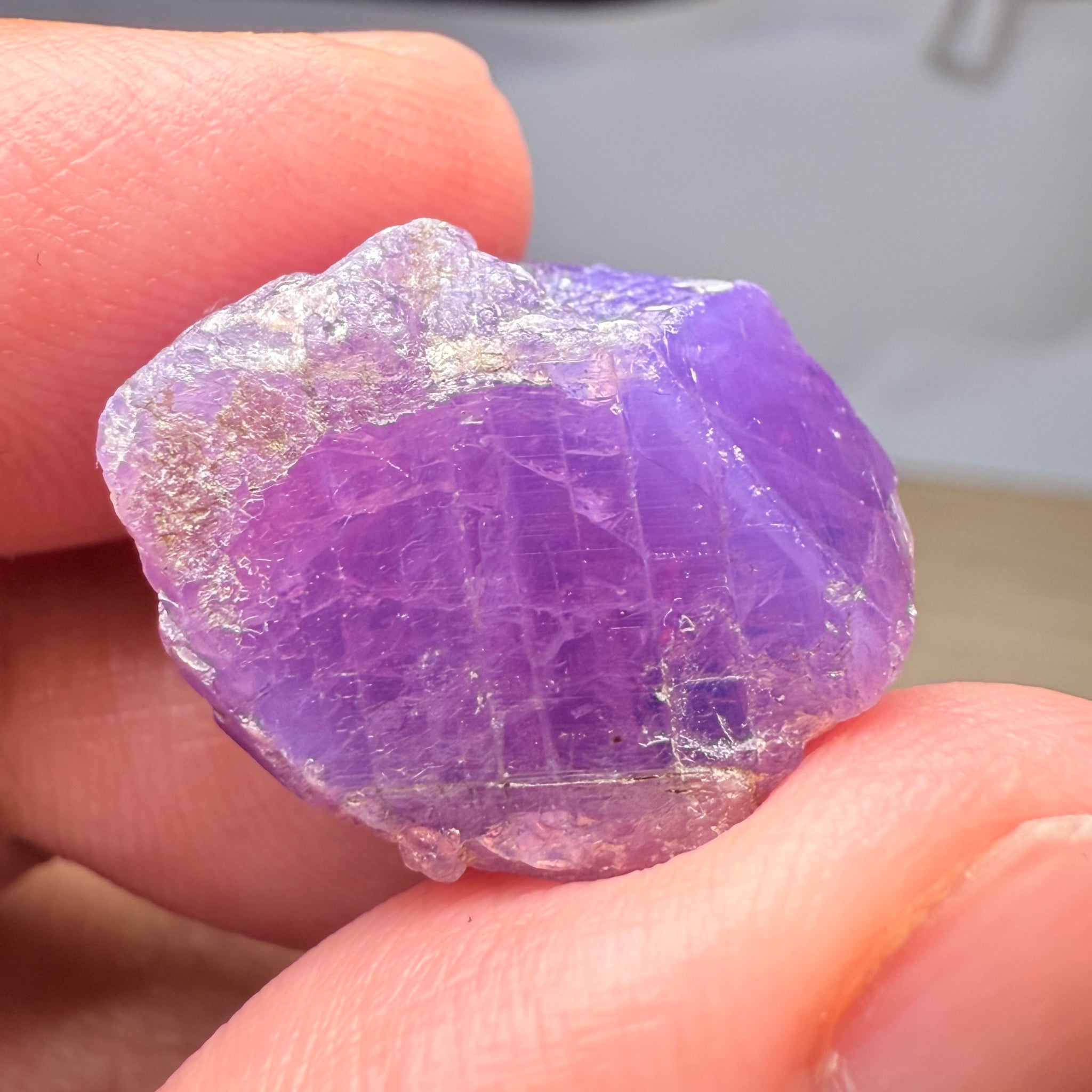 Colour Change Sapphire Crystal Specimen, Winza, Tanzania, Untreated Unheated, very rare, 53.18ct