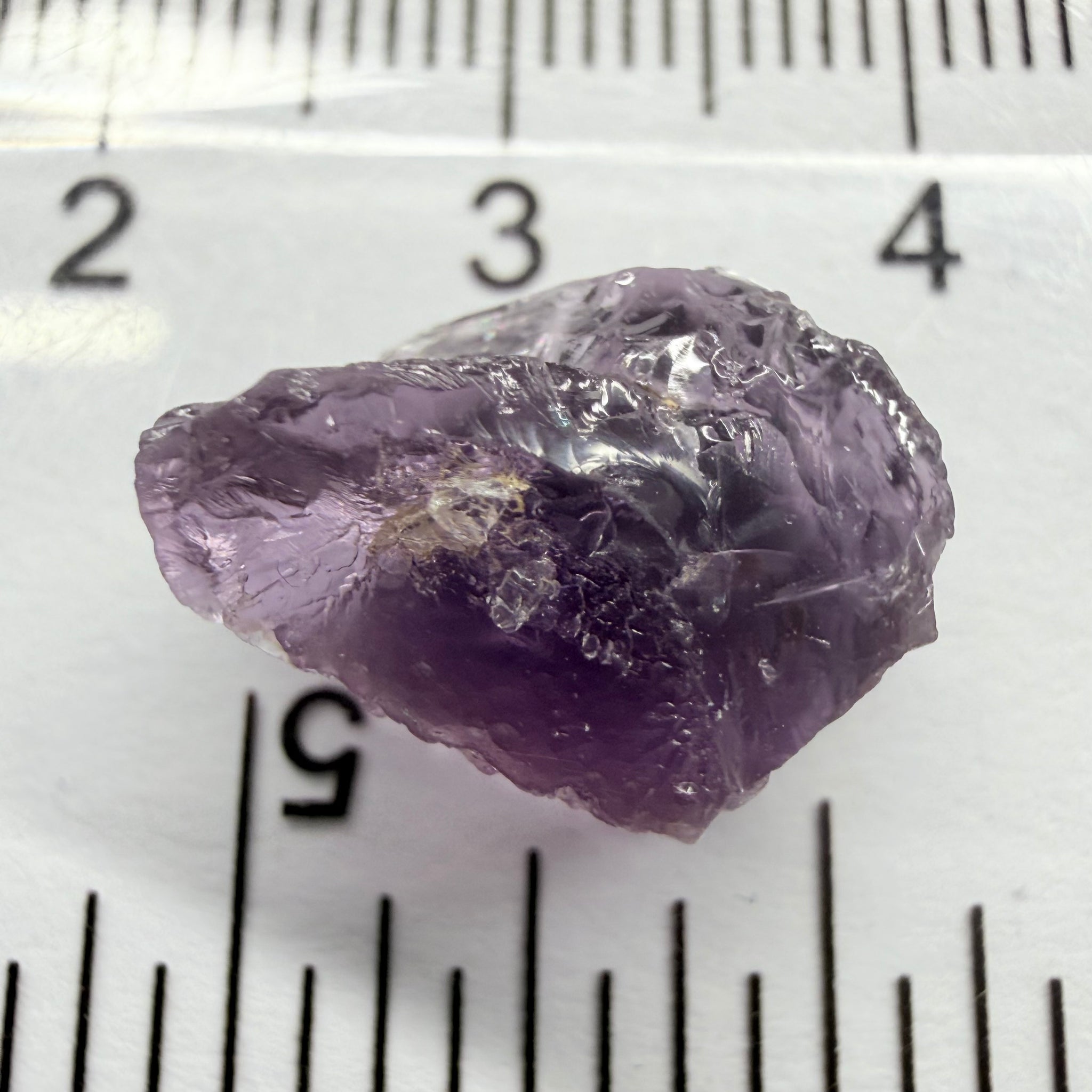 Purple Scapolite, 7.27ct, Tanzania, Untreated Unheated, inclusions on one side that have to be removed before faceting, till take away 1/4th of the stone, rest vvs-if
