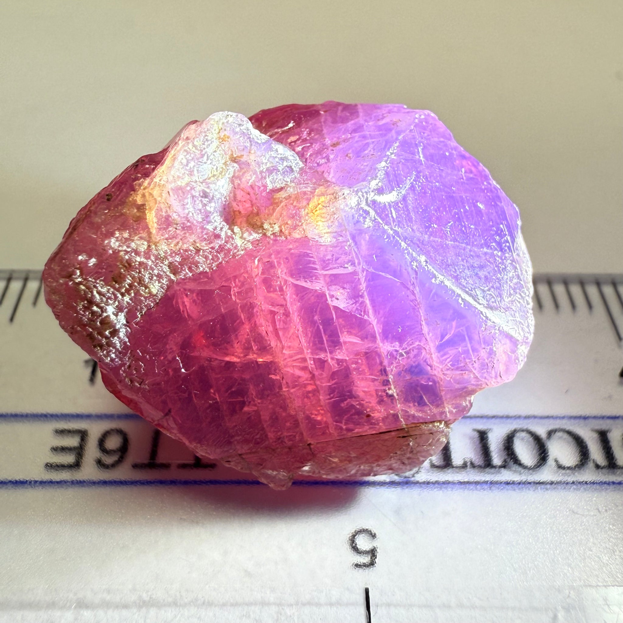 Colour Change Sapphire Crystal Specimen, Winza, Tanzania, Untreated Unheated, very rare, 53.18ct