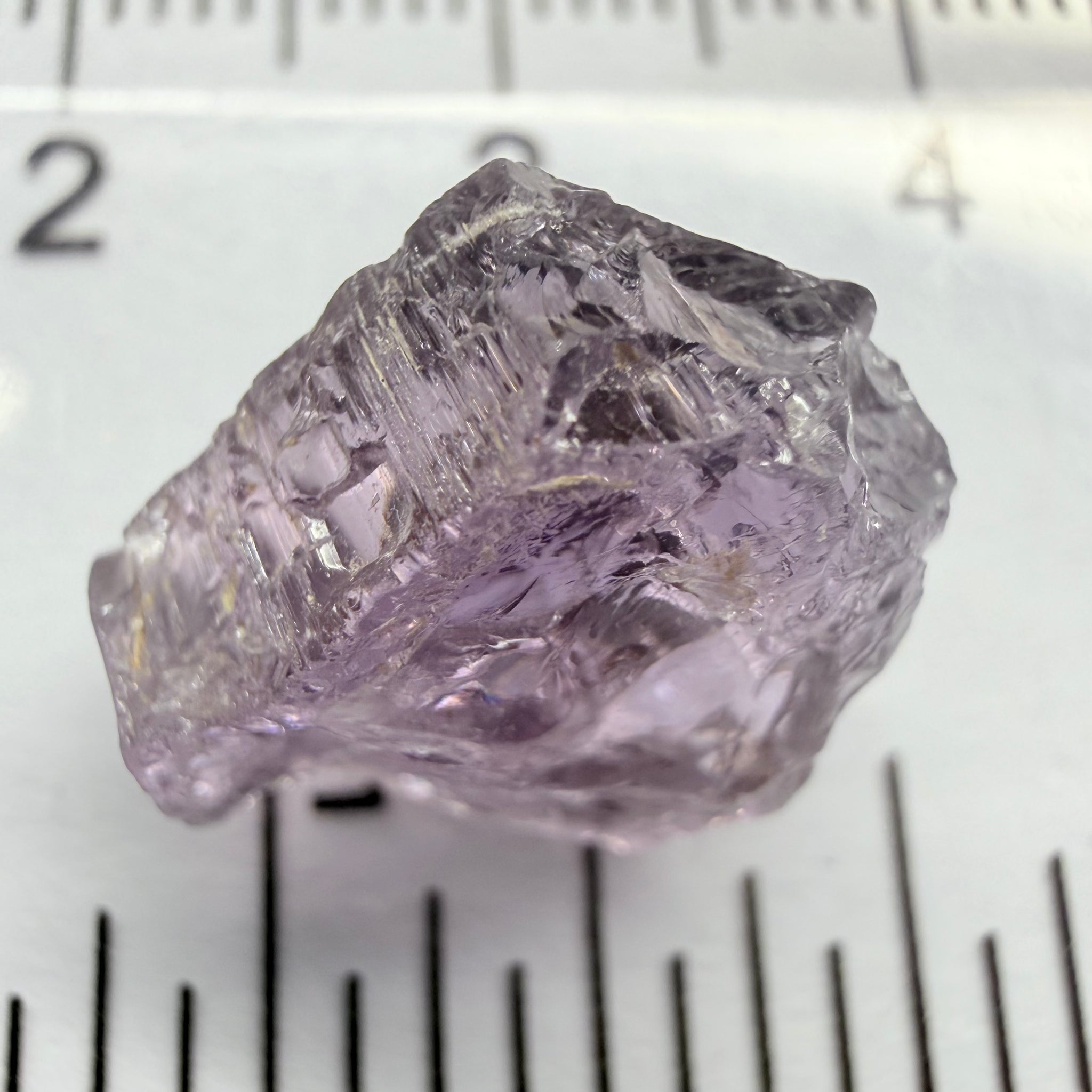 Purple Scapolite, 7.27ct, Tanzania, Untreated Unheated, inclusions on one side that have to be removed before faceting, till take away 1/4th of the stone, rest vvs-if