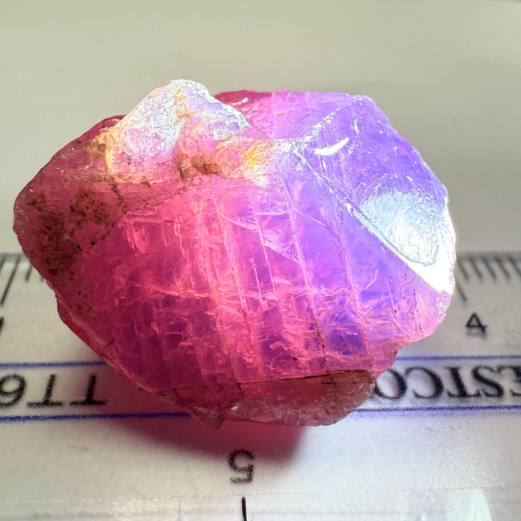 Colour Change Sapphire Crystal Specimen, Winza, Tanzania, Untreated Unheated, very rare, 53.18ct
