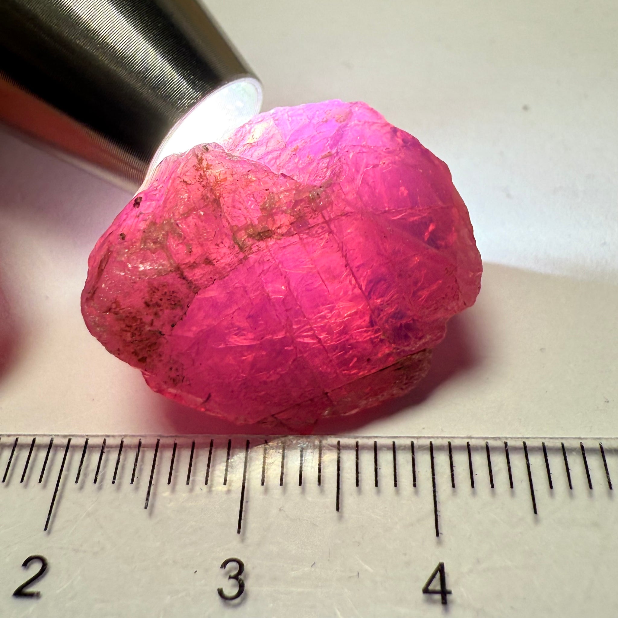 Colour Change Sapphire Crystal Specimen, Winza, Tanzania, Untreated Unheated, very rare, 53.18ct