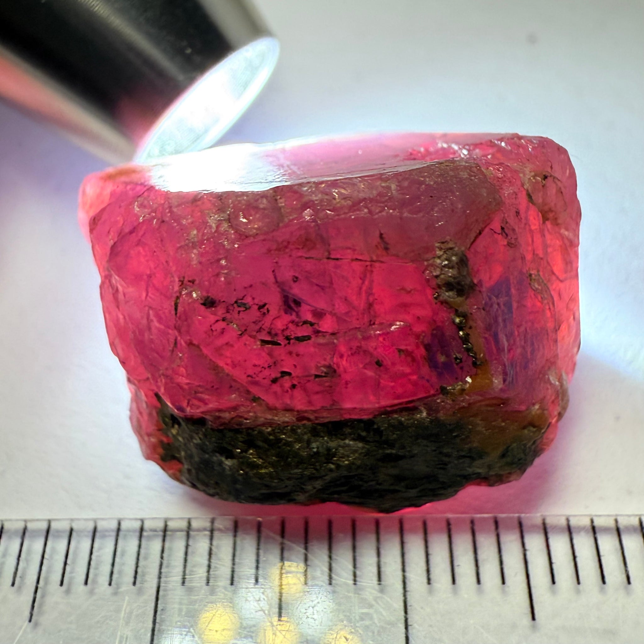 Colour Change Sapphire Crystal Specimen, Winza, Tanzania, Untreated Unheated, very rare, 53.18ct