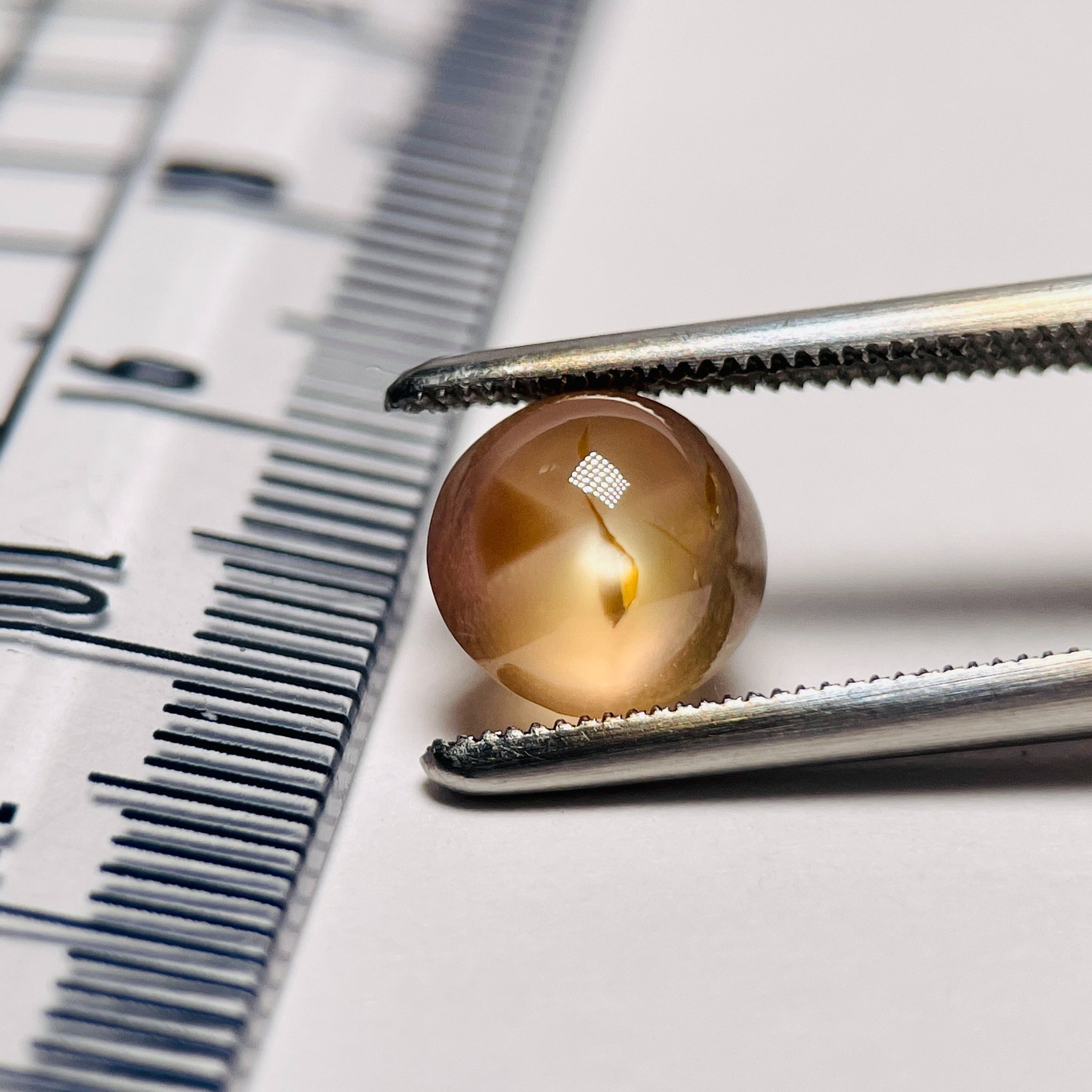 2.84Ct Sapphire Cabochon Seems To Have A Moving Star But As Point Umba Valley Tanzania. Untreated