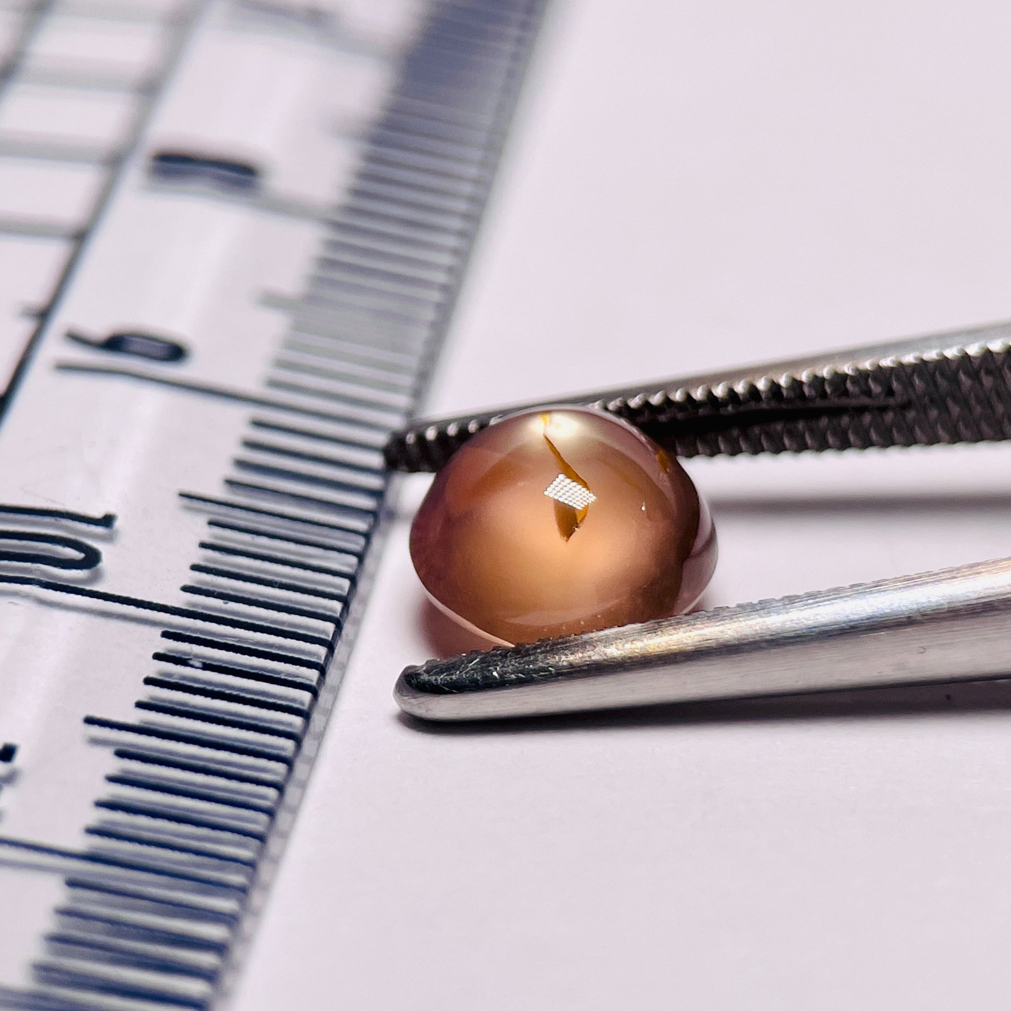 2.84Ct Sapphire Cabochon Seems To Have A Moving Star But As Point Umba Valley Tanzania. Untreated