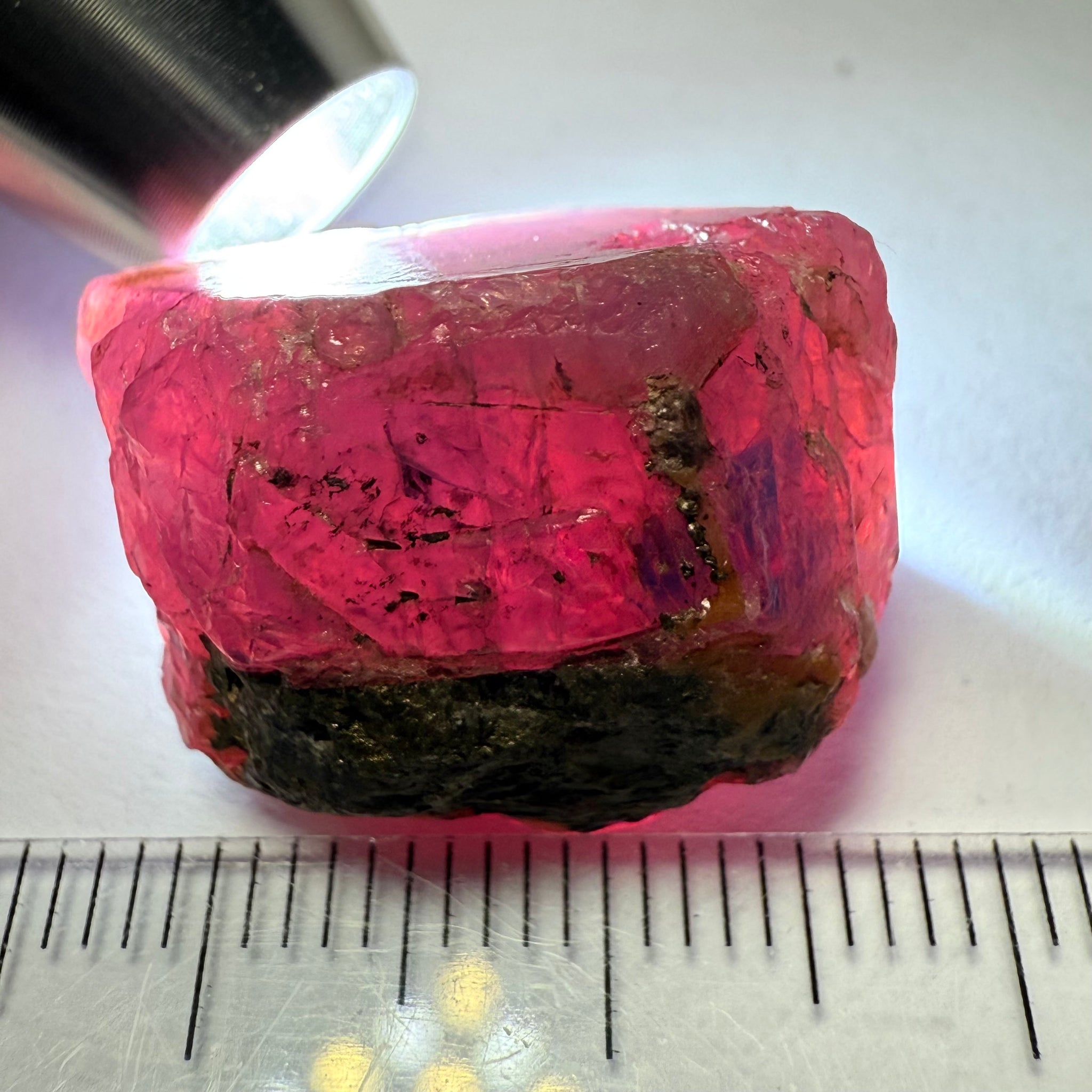 Colour Change Sapphire Crystal Specimen, Winza, Tanzania, Untreated Unheated, very rare, 53.18ct