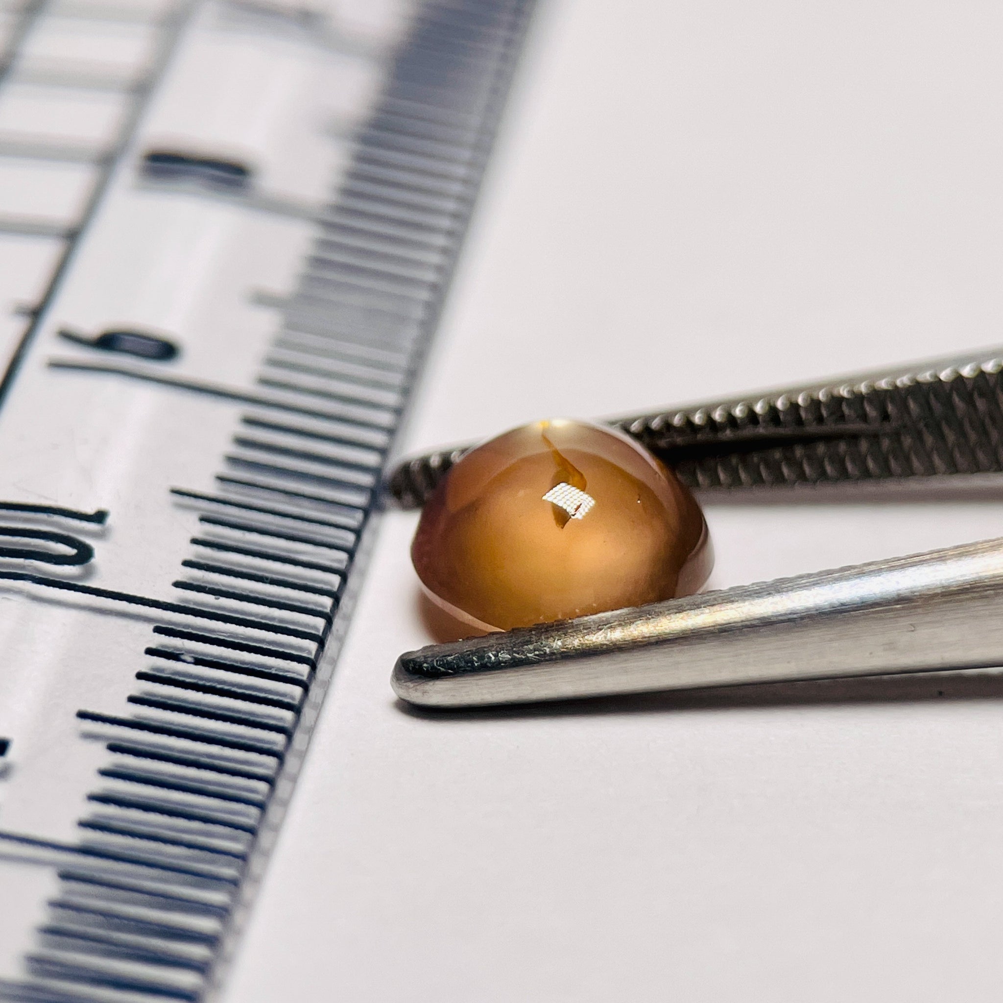 2.84Ct Sapphire Cabochon Seems To Have A Moving Star But As Point Umba Valley Tanzania. Untreated