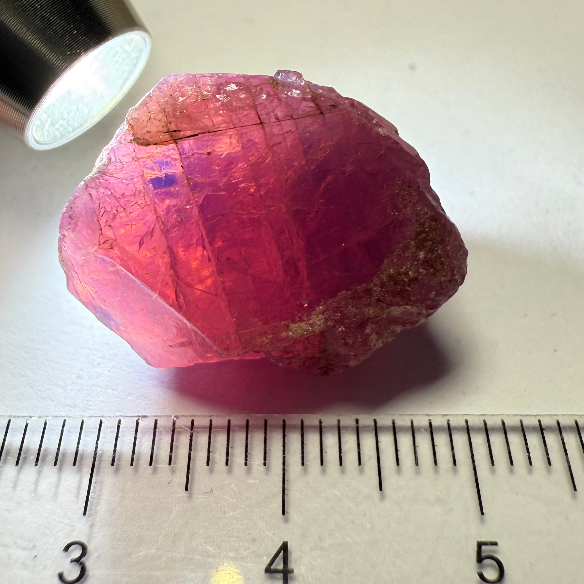 Colour Change Sapphire Crystal Specimen, Winza, Tanzania, Untreated Unheated, very rare, 53.18ct