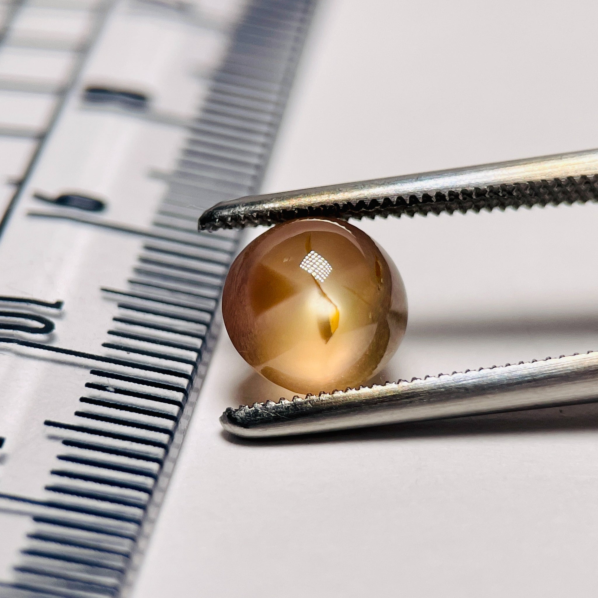 2.84Ct Sapphire Cabochon Seems To Have A Moving Star But As Point Umba Valley Tanzania. Untreated