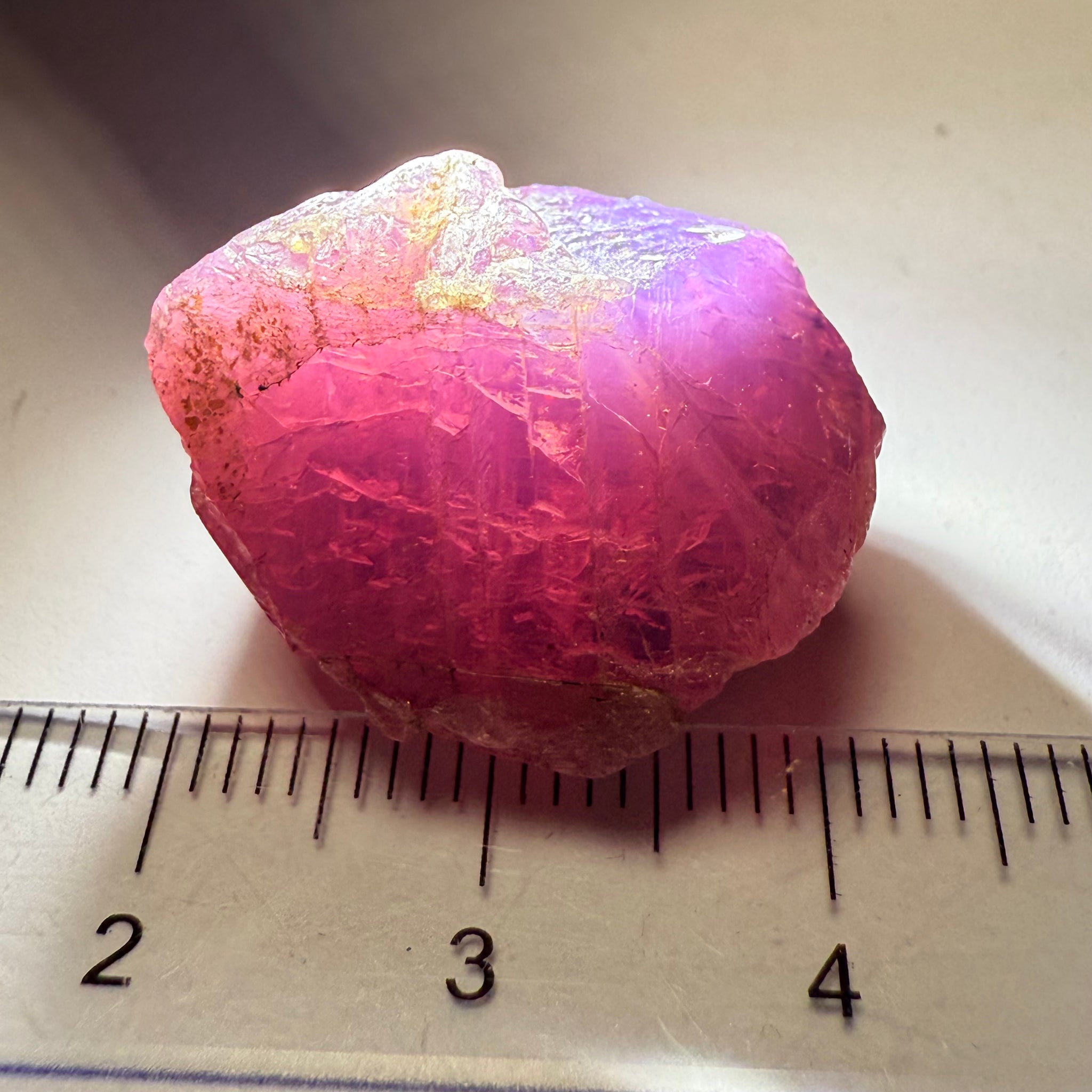 Colour Change Sapphire Crystal Specimen, Winza, Tanzania, Untreated Unheated, very rare, 53.18ct