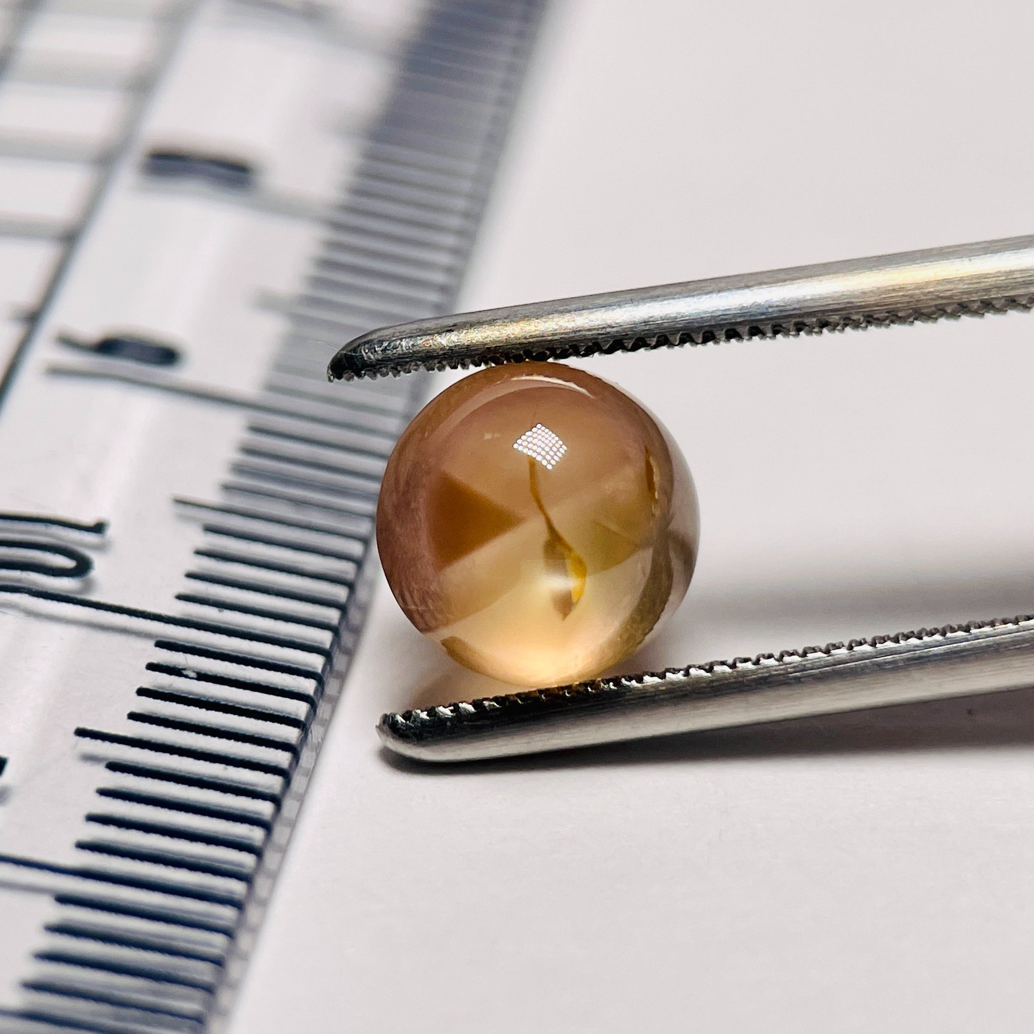 2.84Ct Sapphire Cabochon Seems To Have A Moving Star But As Point Umba Valley Tanzania. Untreated