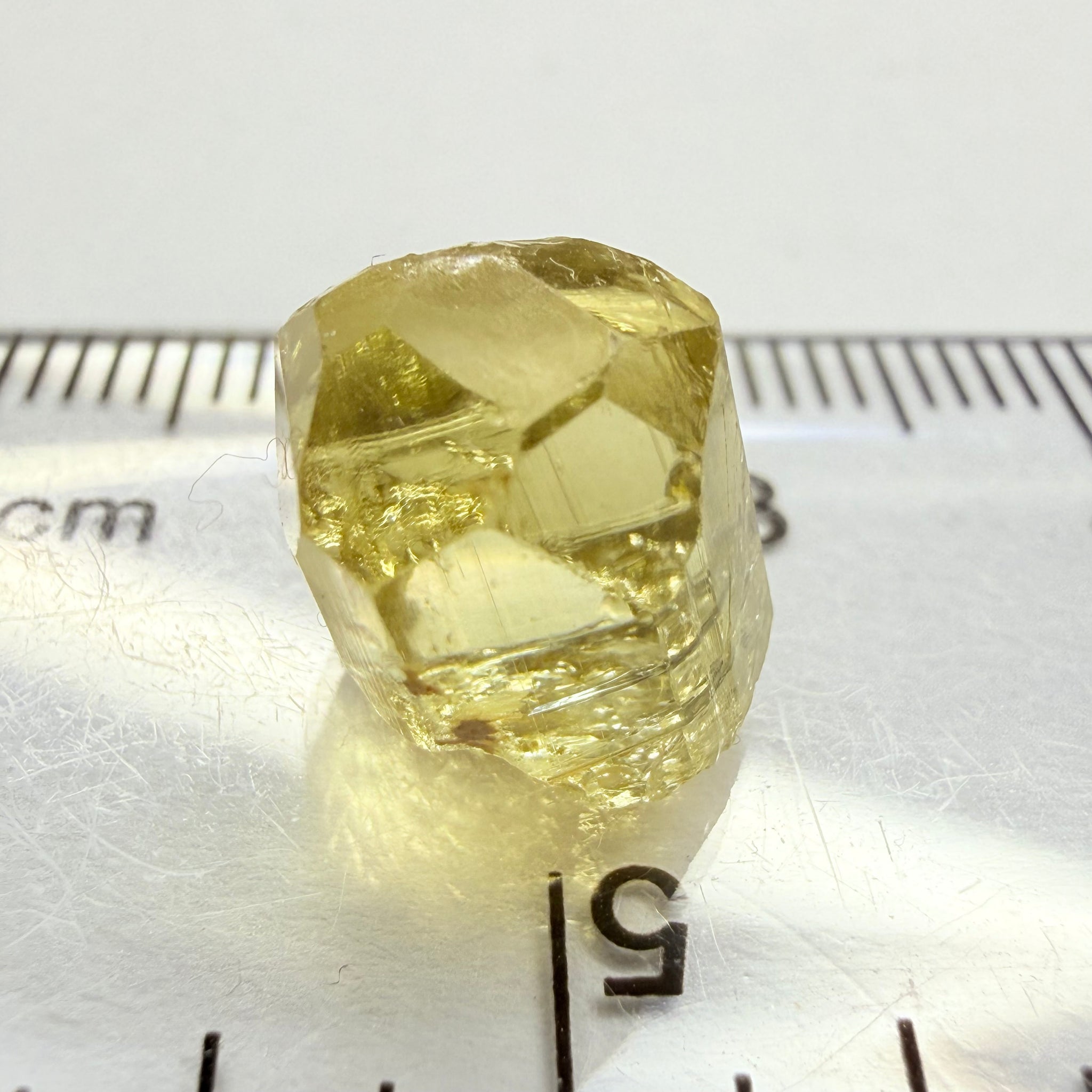 Yellow Tourmaline Crystal, 8.66ct, Tanzania, Untreated Unheated. vvs-if