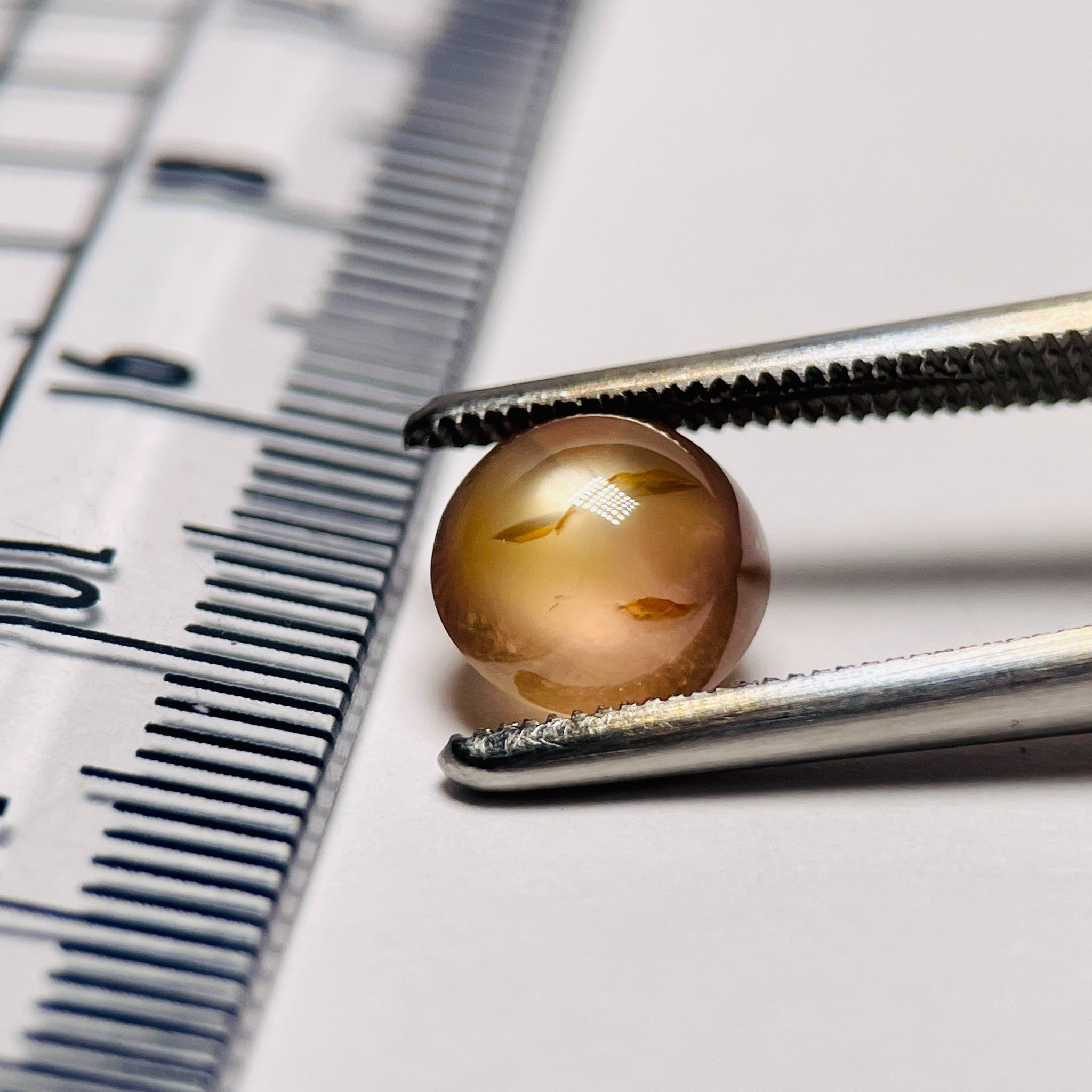 2.84Ct Sapphire Cabochon Seems To Have A Moving Star But As Point Umba Valley Tanzania. Untreated