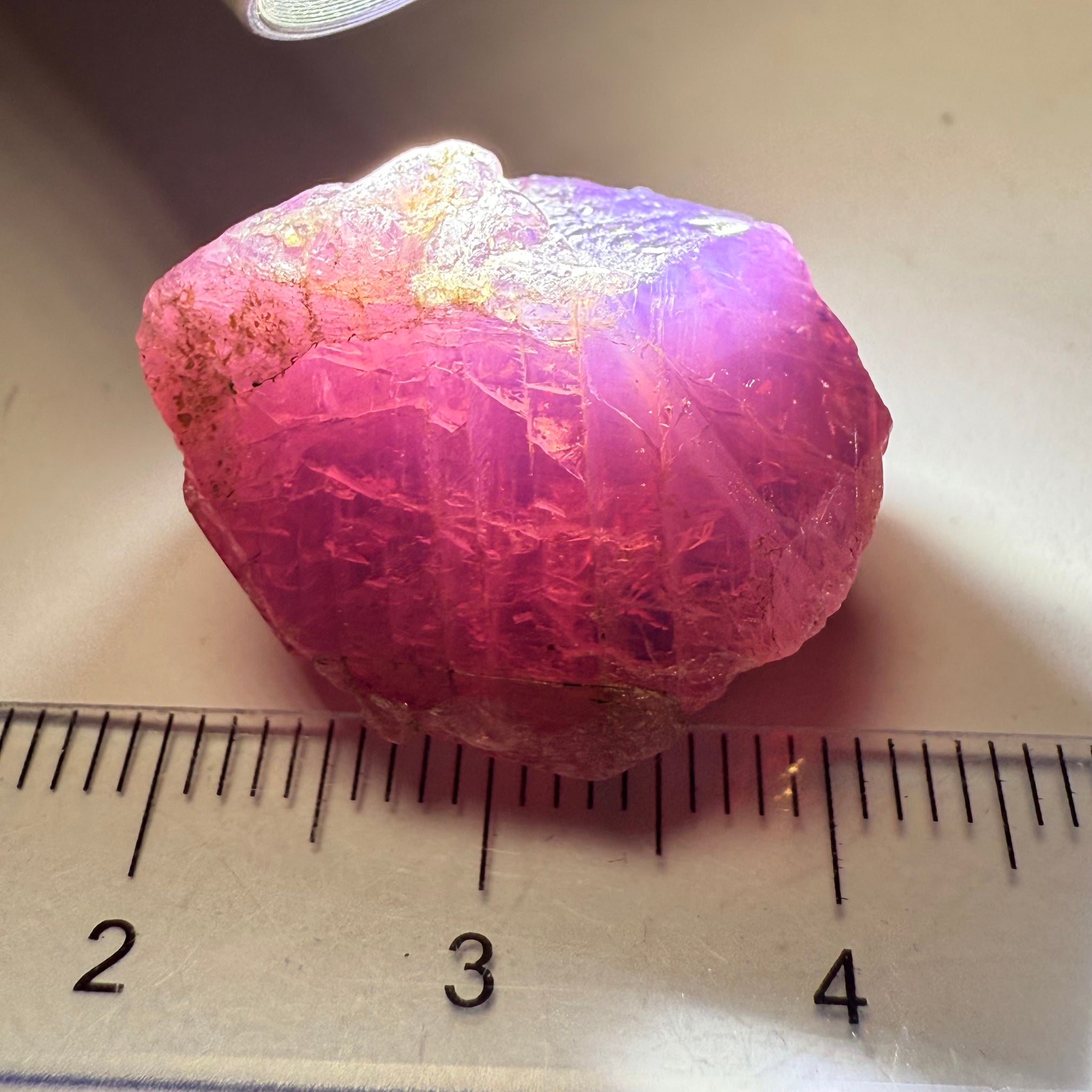 Colour Change Sapphire Crystal Specimen, Winza, Tanzania, Untreated Unheated, very rare, 53.18ct