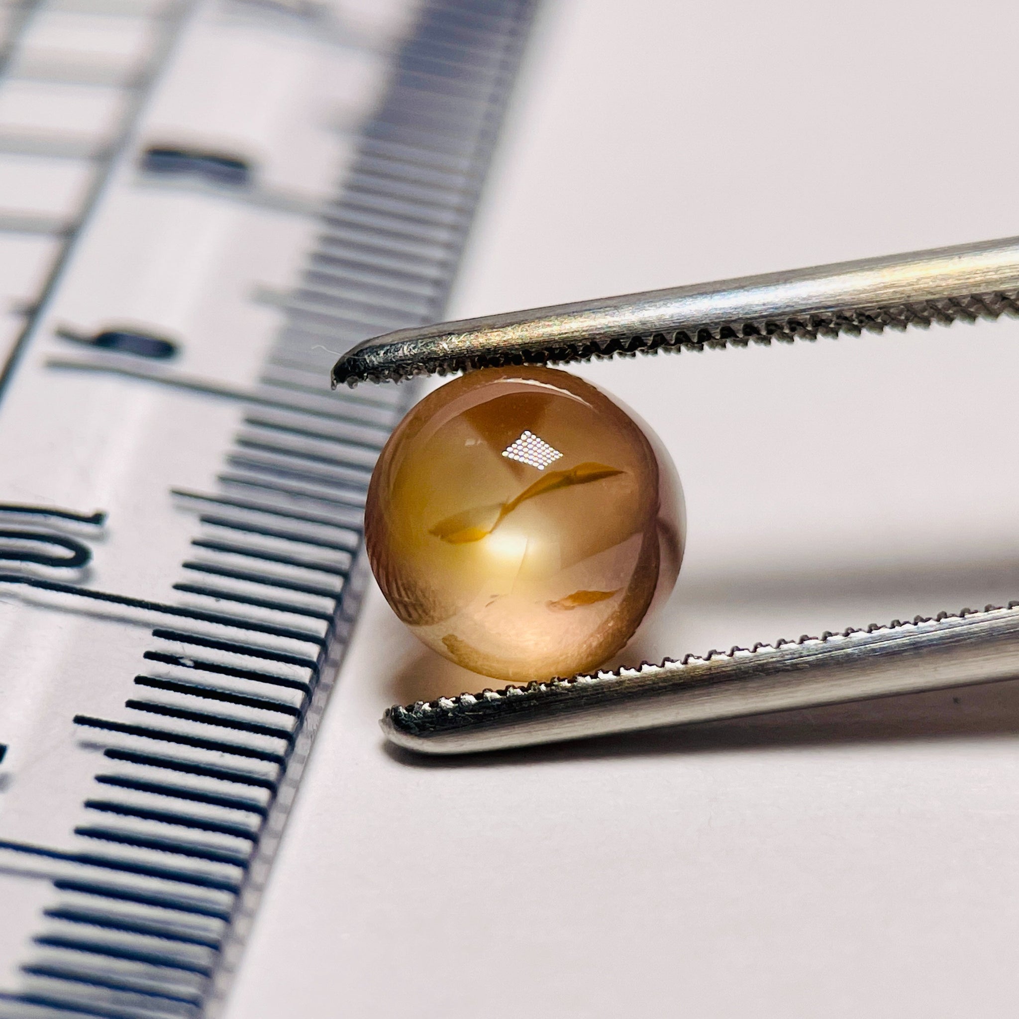 2.84Ct Sapphire Cabochon Seems To Have A Moving Star But As Point Umba Valley Tanzania. Untreated