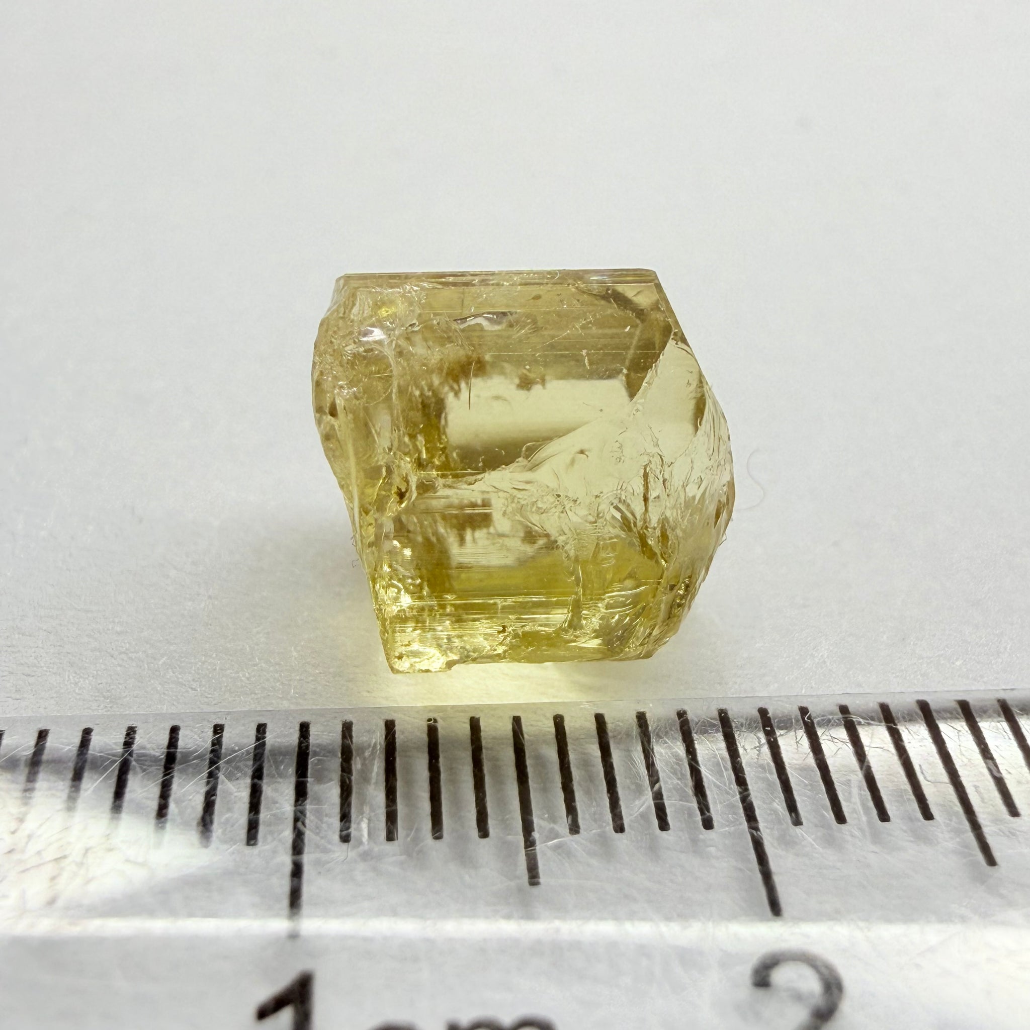 Yellow Tourmaline Crystal, 8.66ct, Tanzania, Untreated Unheated. vvs-if