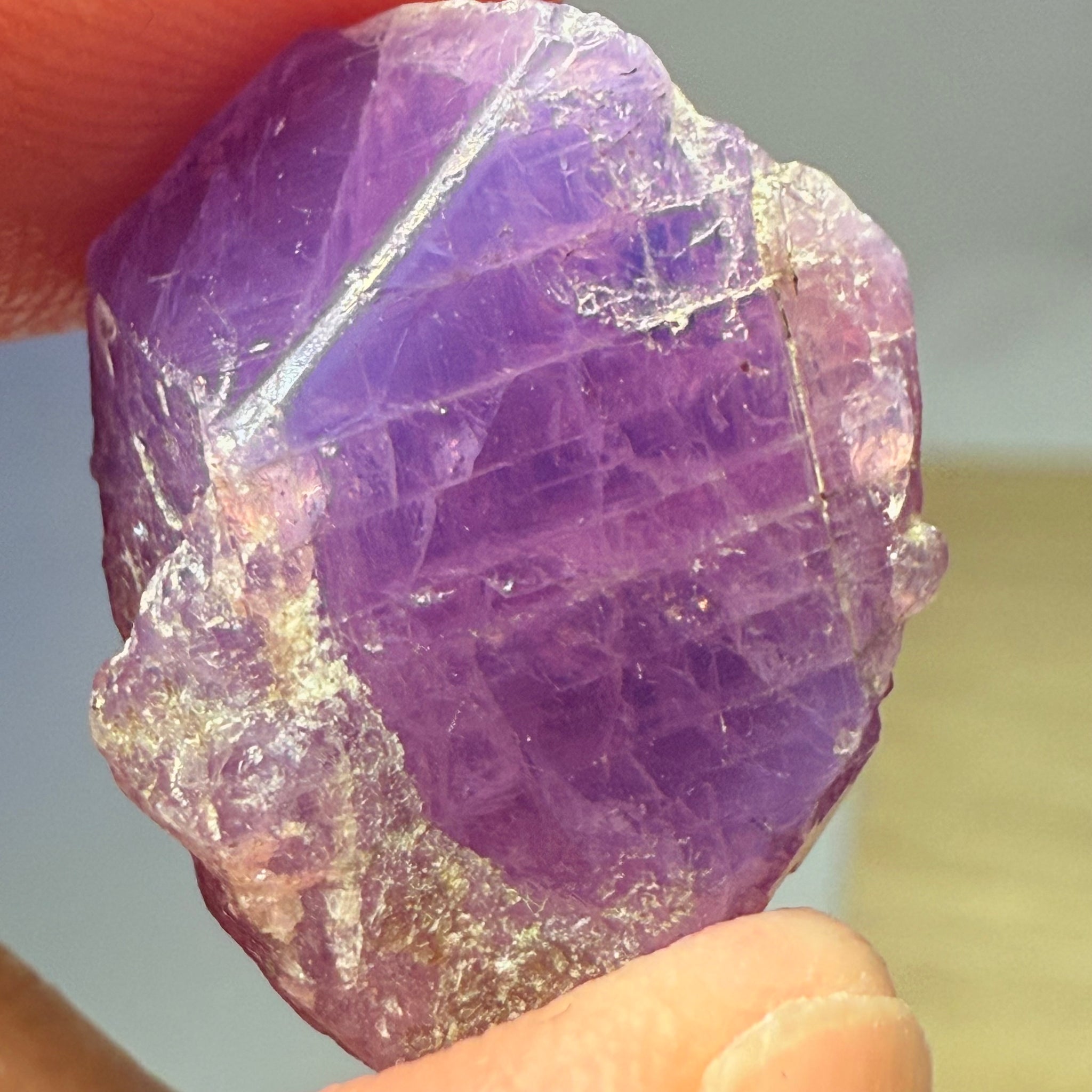 Colour Change Sapphire Crystal Specimen, Winza, Tanzania, Untreated Unheated, very rare, 53.18ct