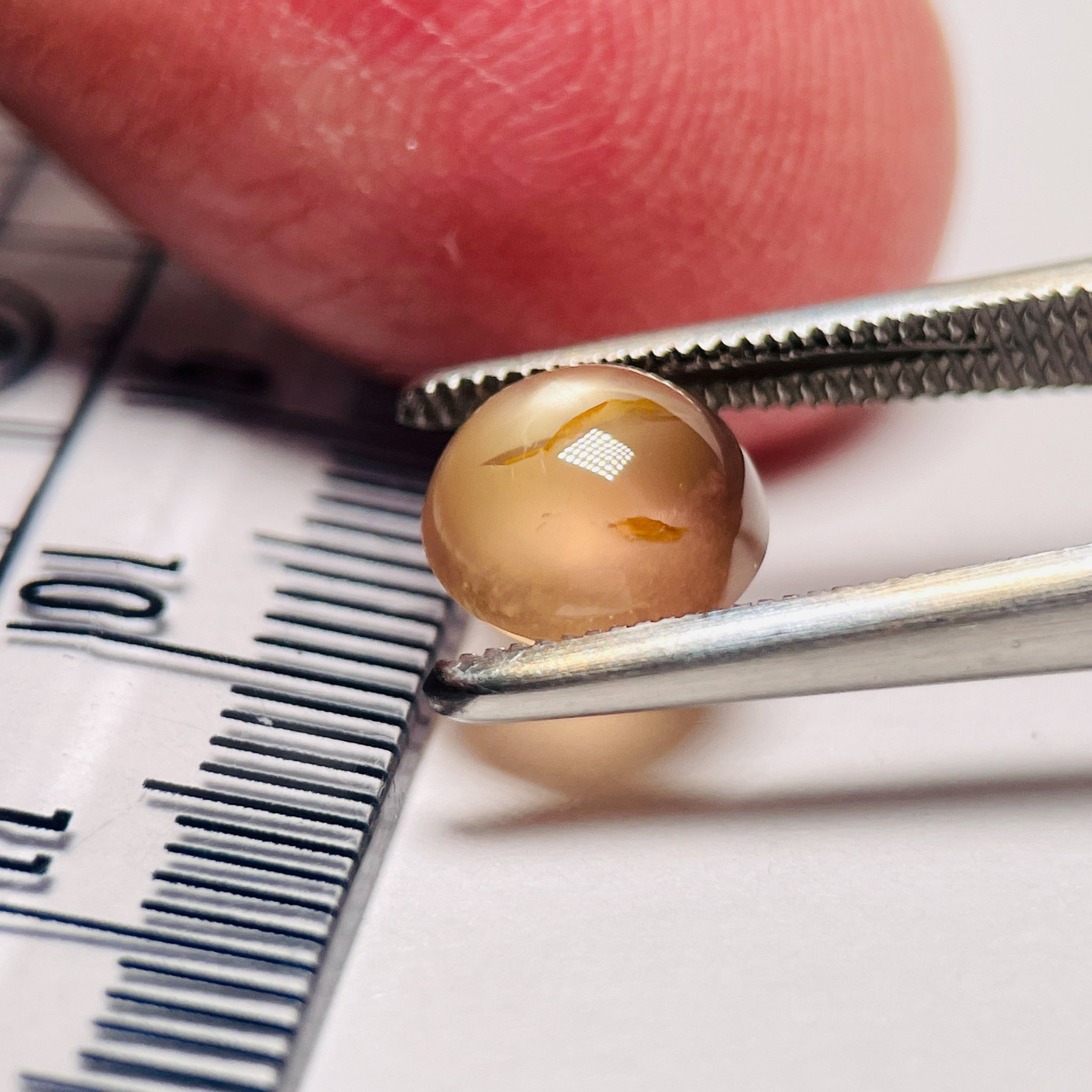 2.84Ct Sapphire Cabochon Seems To Have A Moving Star But As Point Umba Valley Tanzania. Untreated