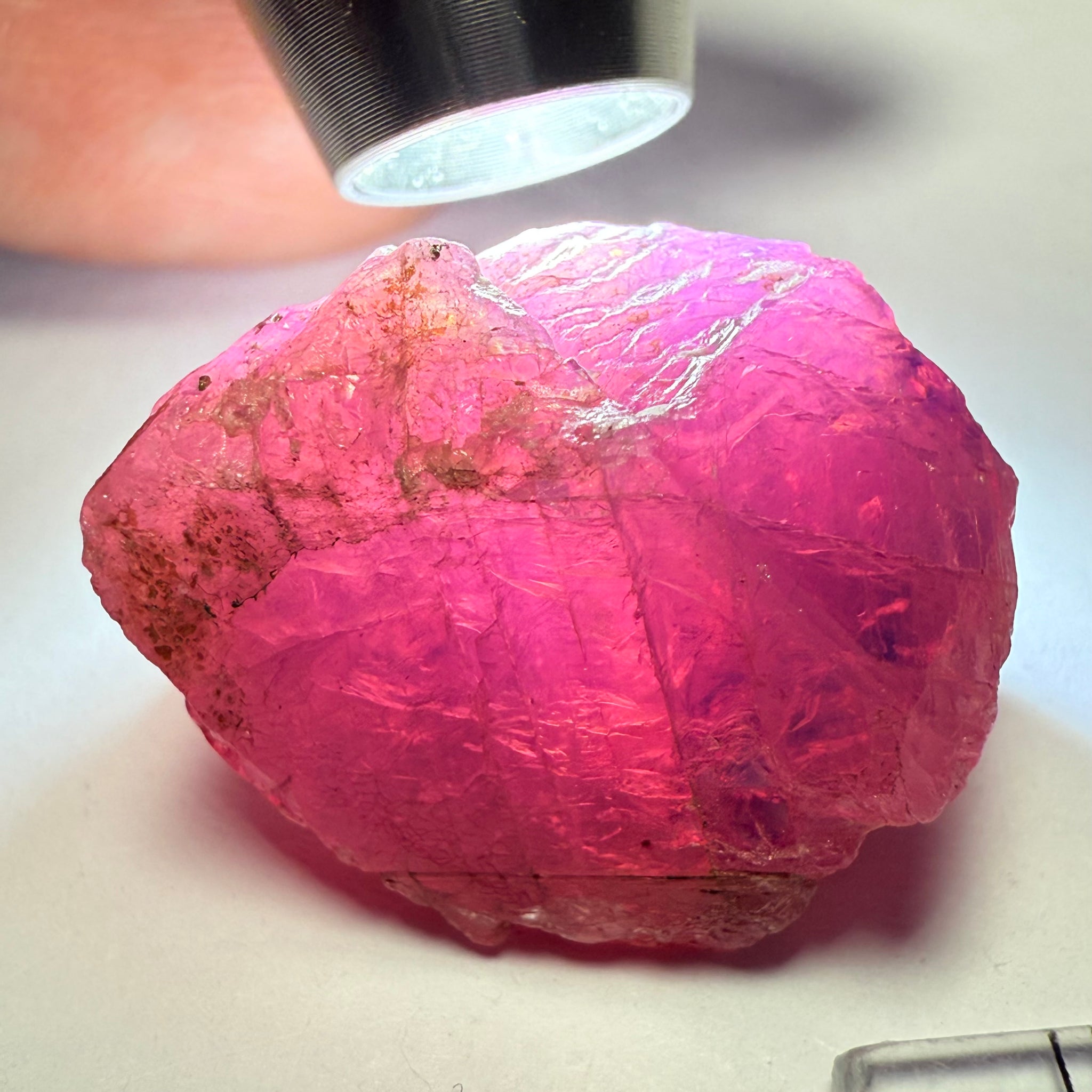 Colour Change Sapphire Crystal Specimen, Winza, Tanzania, Untreated Unheated, very rare, 53.18ct