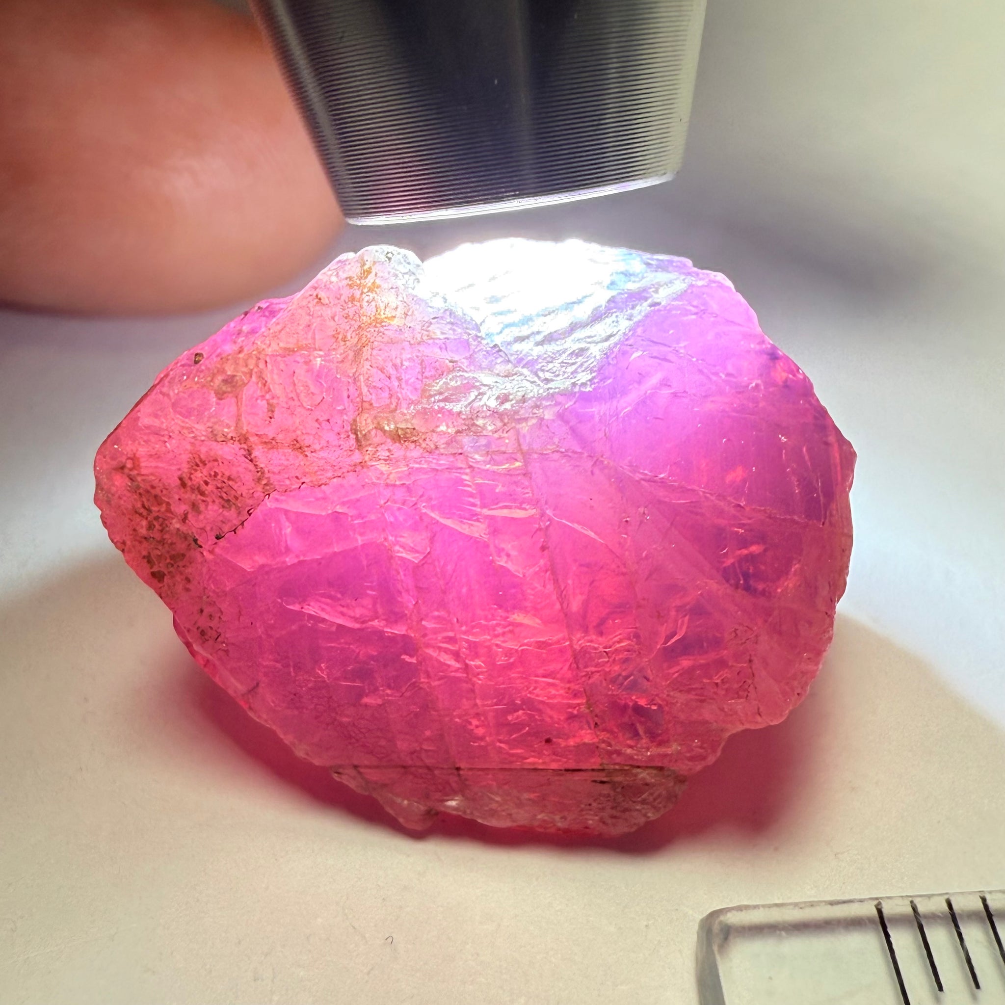 Colour Change Sapphire Crystal Specimen, Winza, Tanzania, Untreated Unheated, very rare, 53.18ct