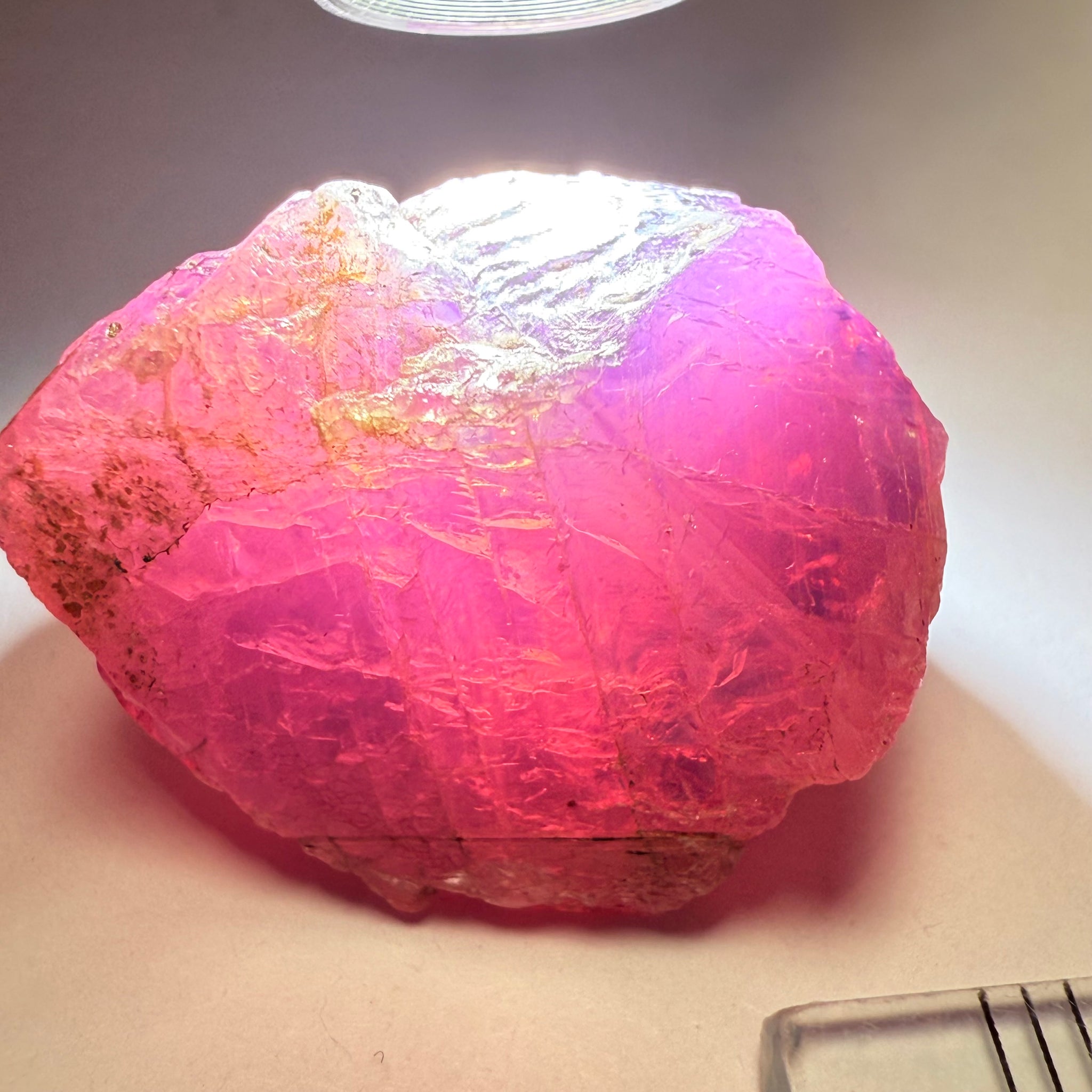 Colour Change Sapphire Crystal Specimen, Winza, Tanzania, Untreated Unheated, very rare, 53.18ct