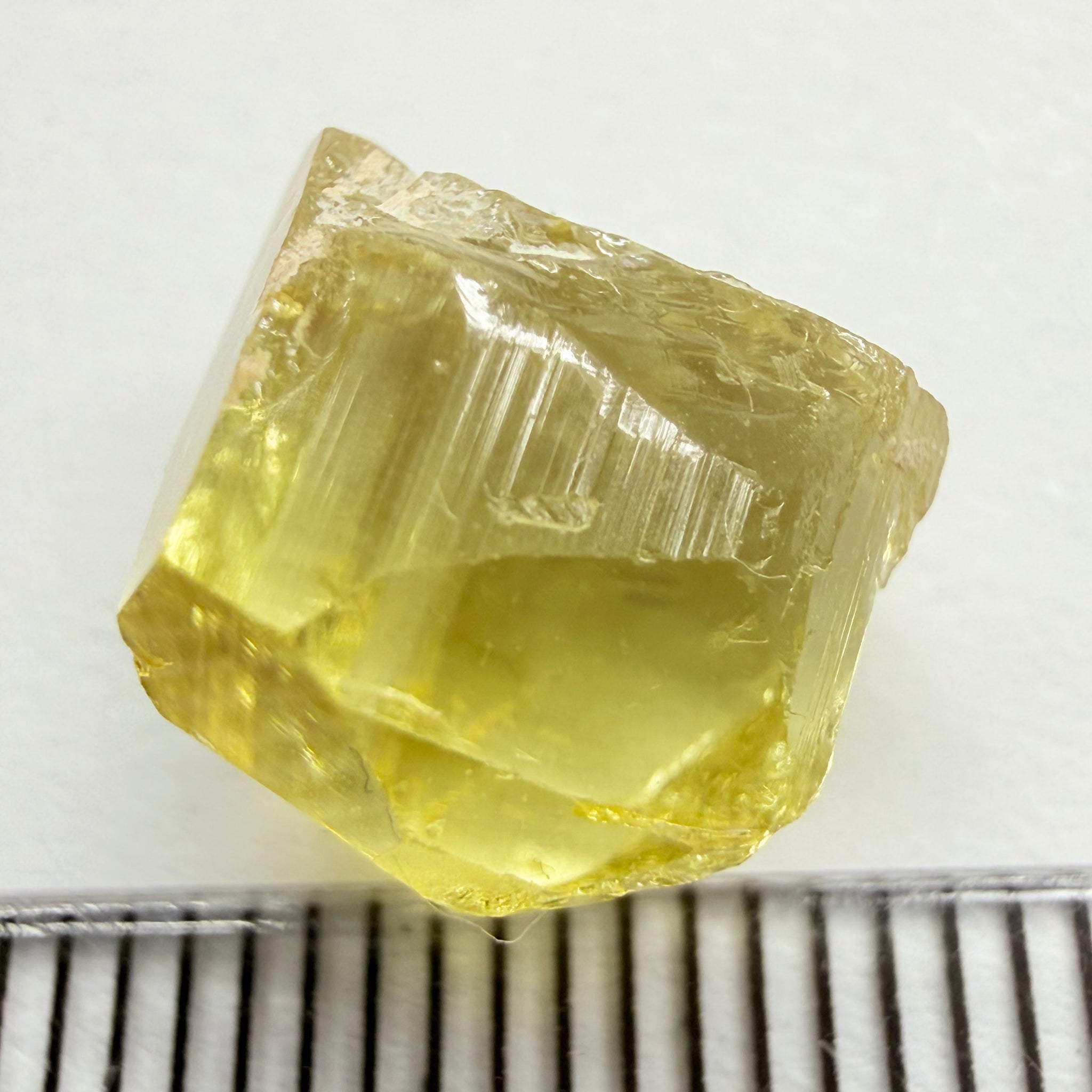 Yellow Tourmaline Crystal, 8.66ct, Tanzania, Untreated Unheated. vvs-if