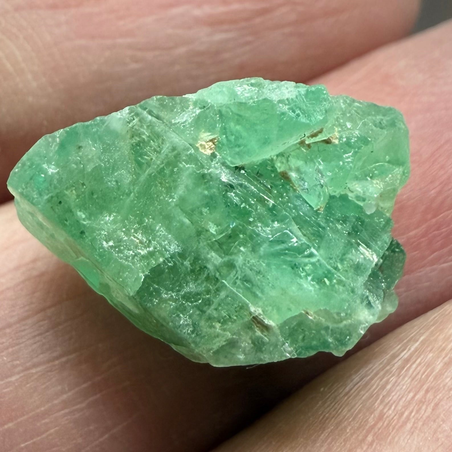 Emerald Crystal, 12.23ct, Tanzania, Untreated Unheated, specimen grade