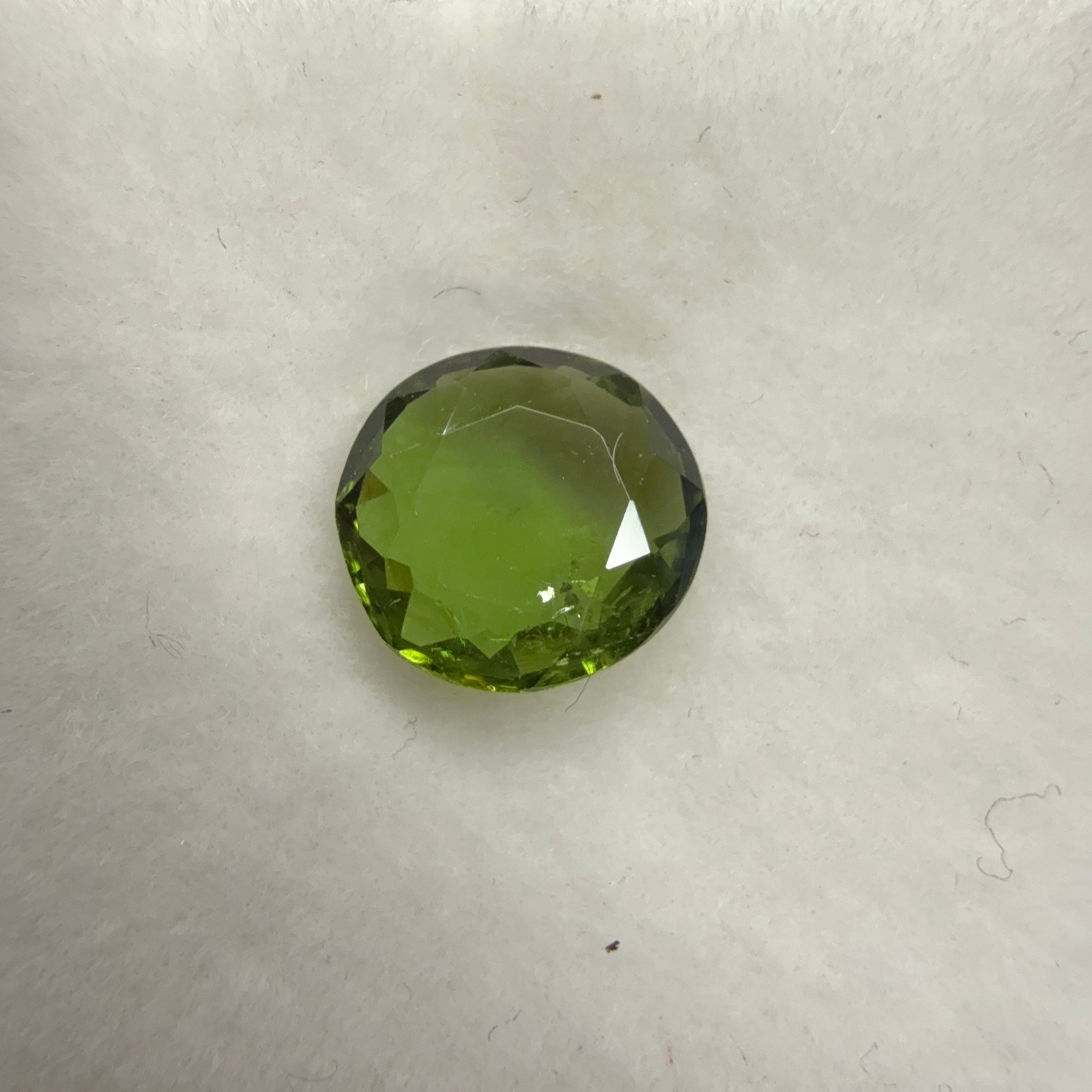 Tourmaline, 0.83ct, Tanzania, Untreated Unheated, native cut, very flat see pictures, can be used either side