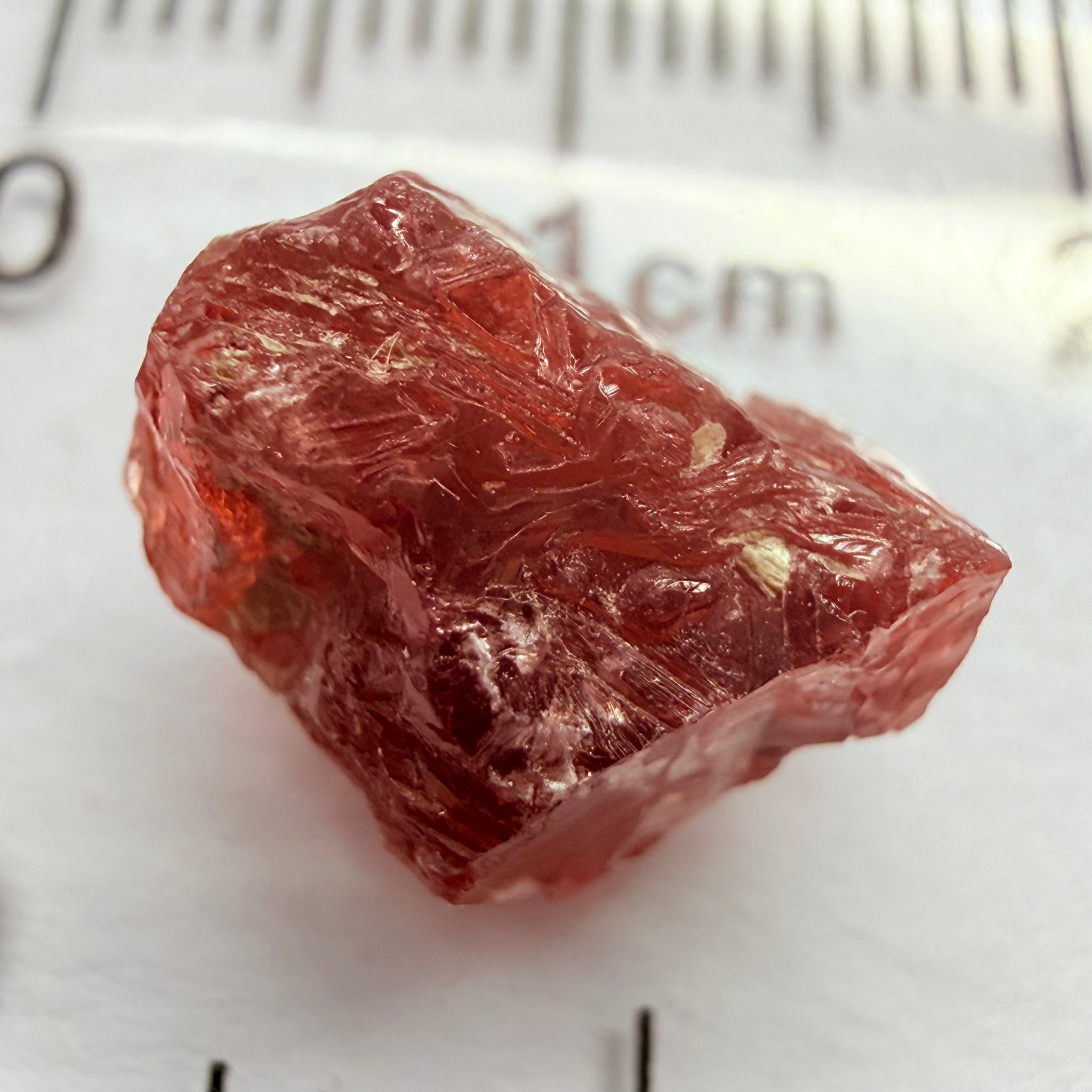 Umba Sapphire, 6.96ct, Umba, Tanzania, Untreated Unheated, surface gunk that will need to be removed on preform, inside its cloudy with no inclusions once the stuff on the skin is removed, see pics and backlit