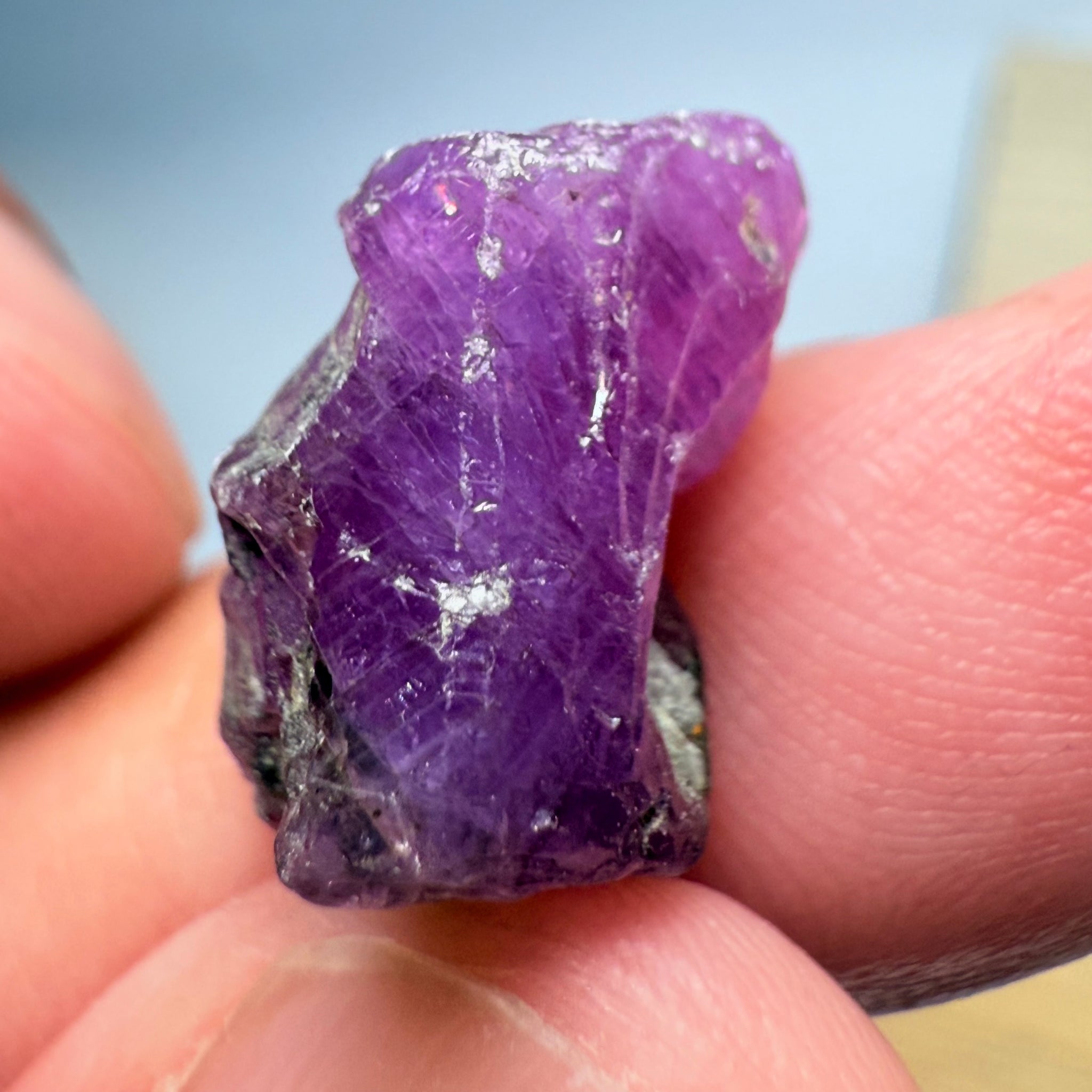 Colour Change Sapphire Crystal Specimen, Winza, Tanzania, Untreated Unheated, 15.53ct