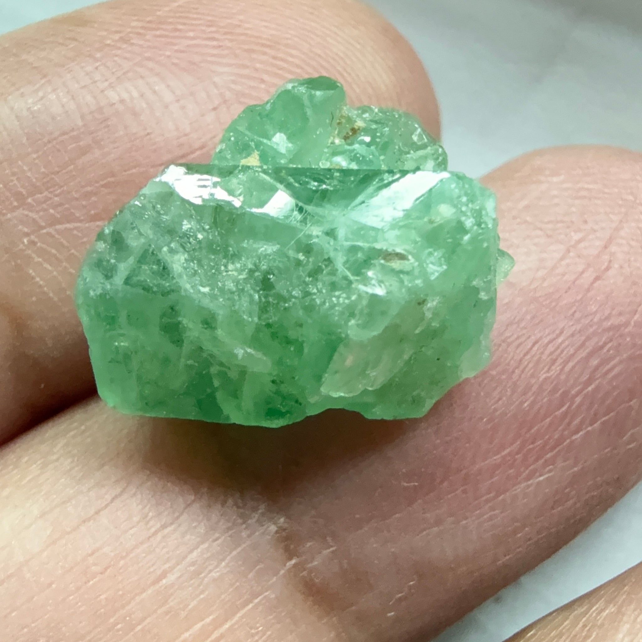 Emerald Crystal, 12.23ct, Tanzania, Untreated Unheated, specimen grade