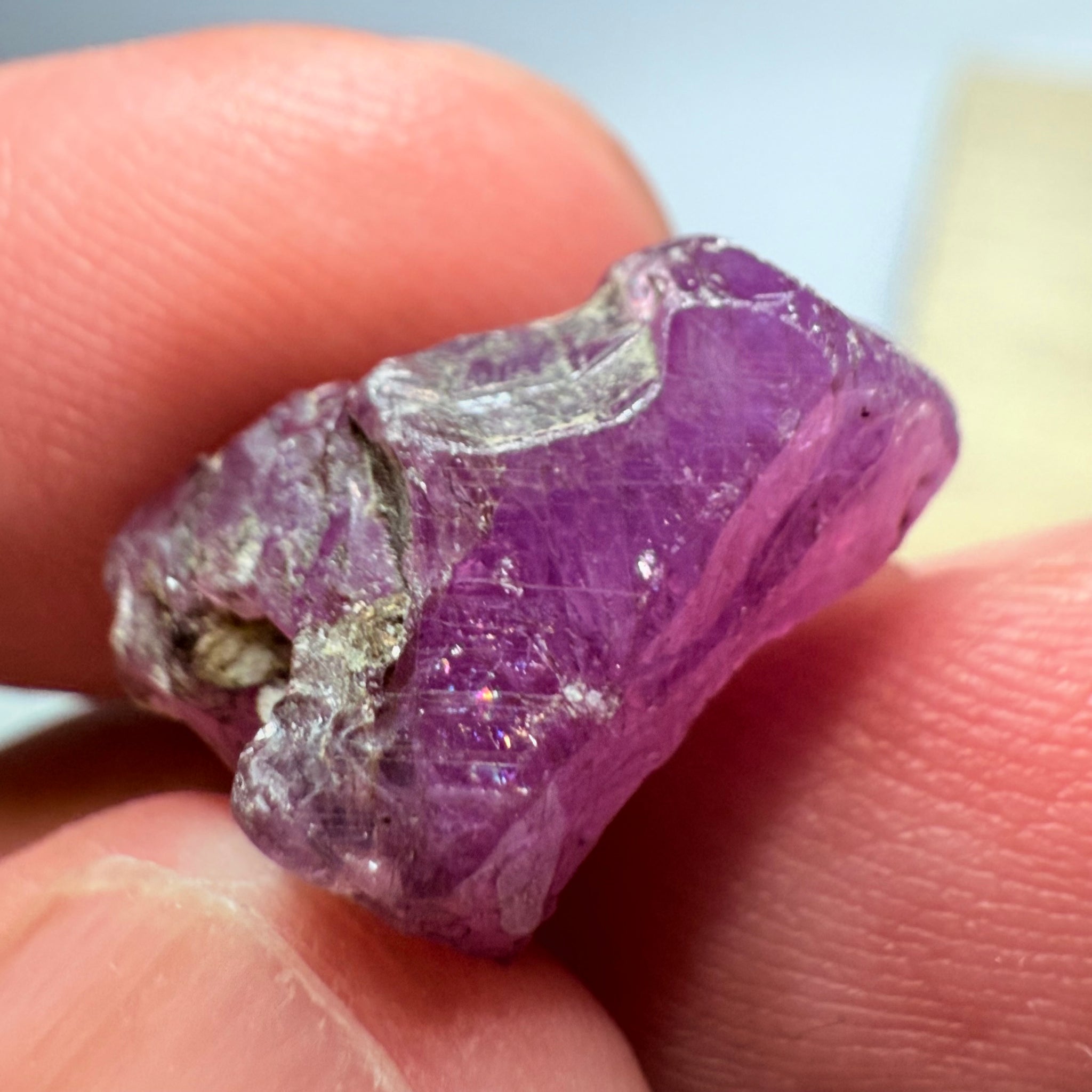 Colour Change Sapphire Crystal Specimen, Winza, Tanzania, Untreated Unheated, 15.53ct