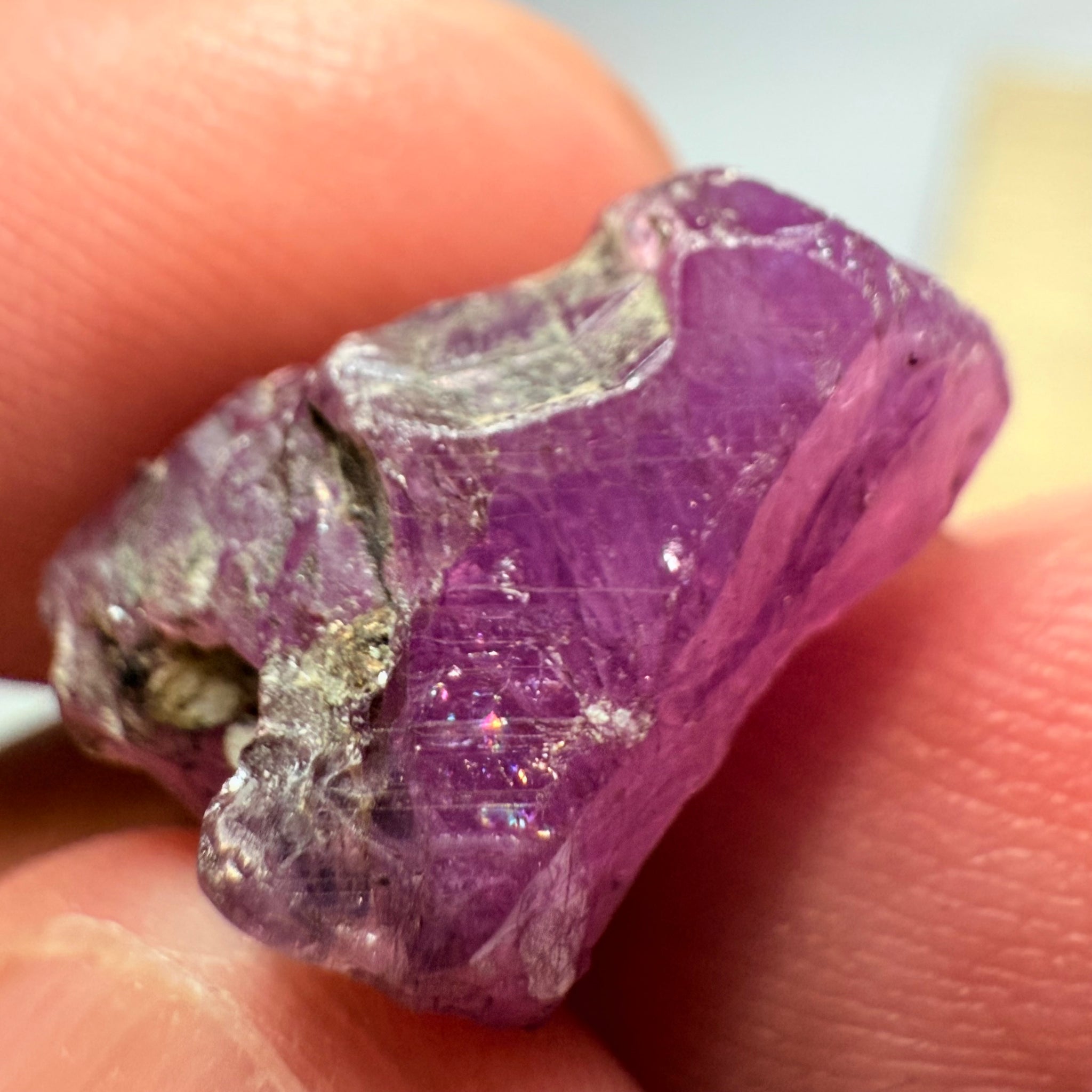 Colour Change Sapphire Crystal Specimen, Winza, Tanzania, Untreated Unheated, 15.53ct