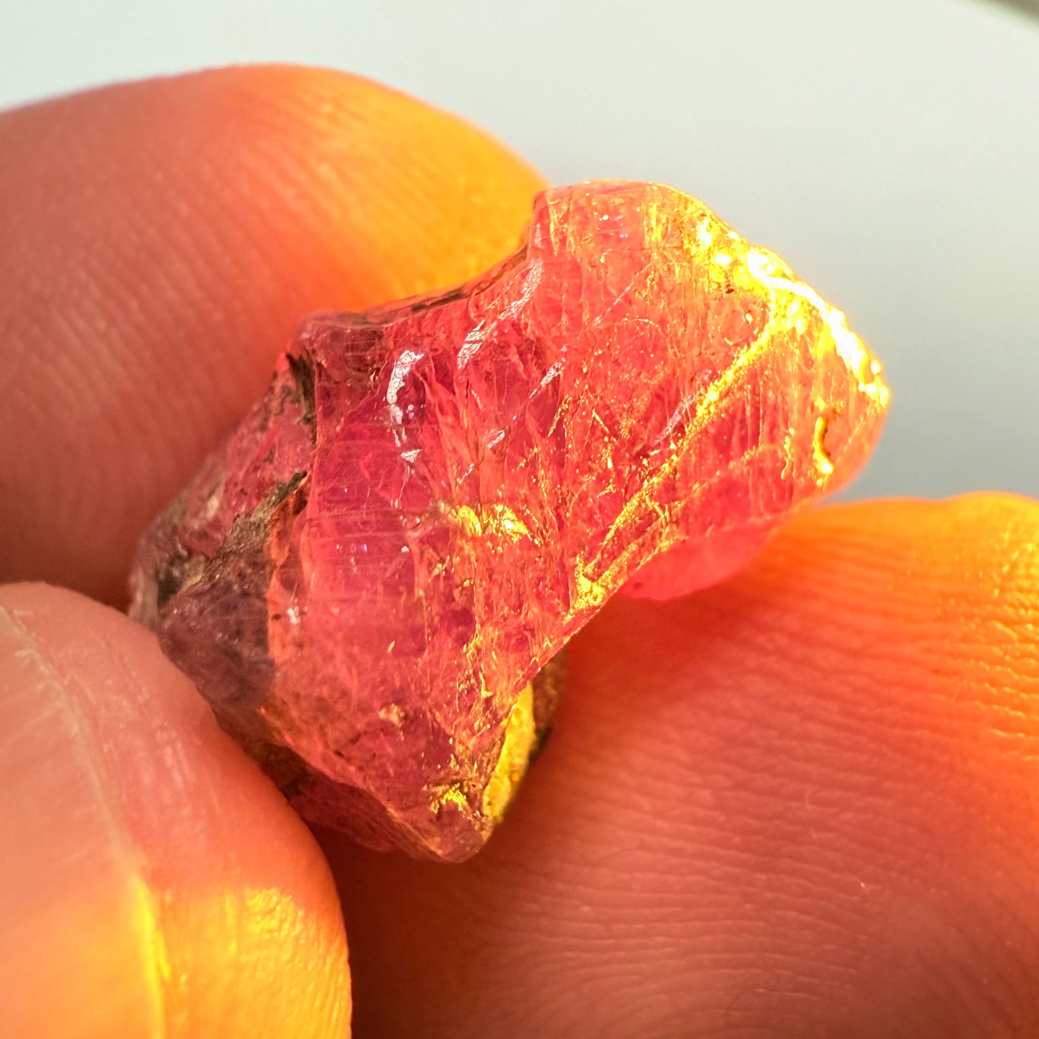 Colour Change Sapphire Crystal Specimen, Winza, Tanzania, Untreated Unheated, 15.53ct