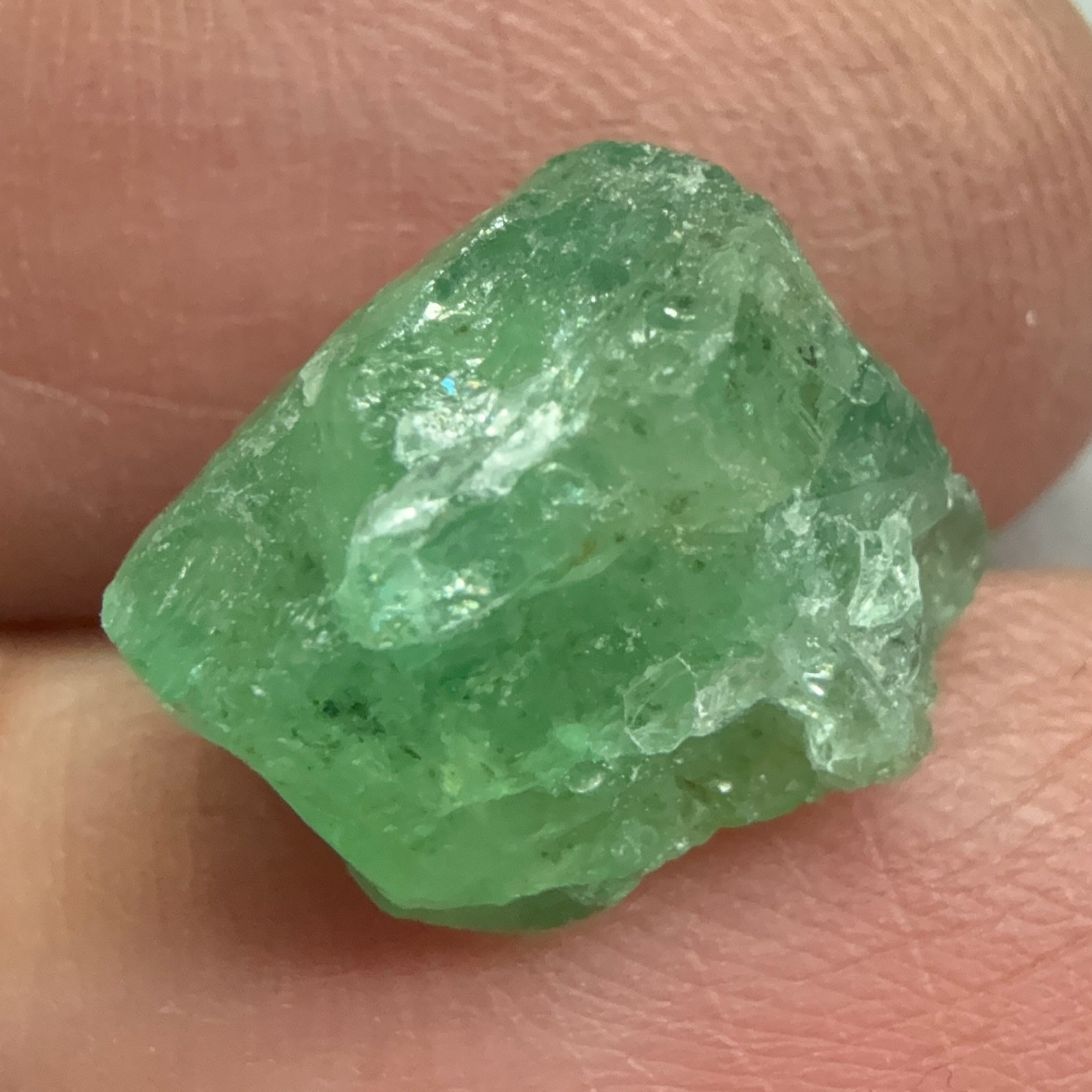 Emerald Crystal, 6.88ct, Tanzania, Untreated Unheated, specimen grade