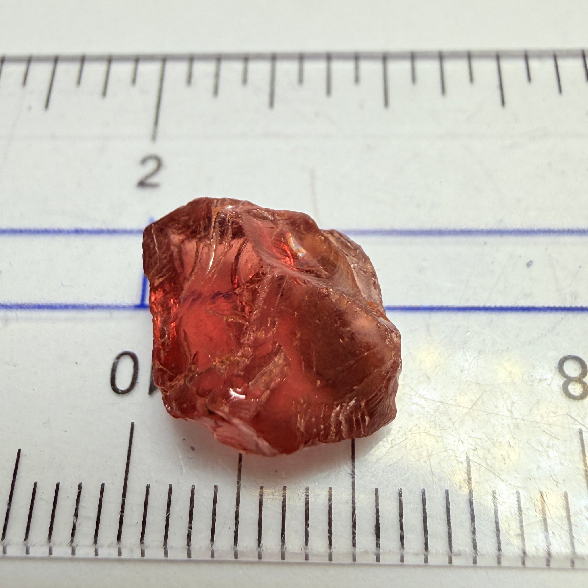 Umba Garnet, 6.90ct, Umba Valley, Tanzania, Untreated Unheated, vvs-if but flattish shape, see side pictures