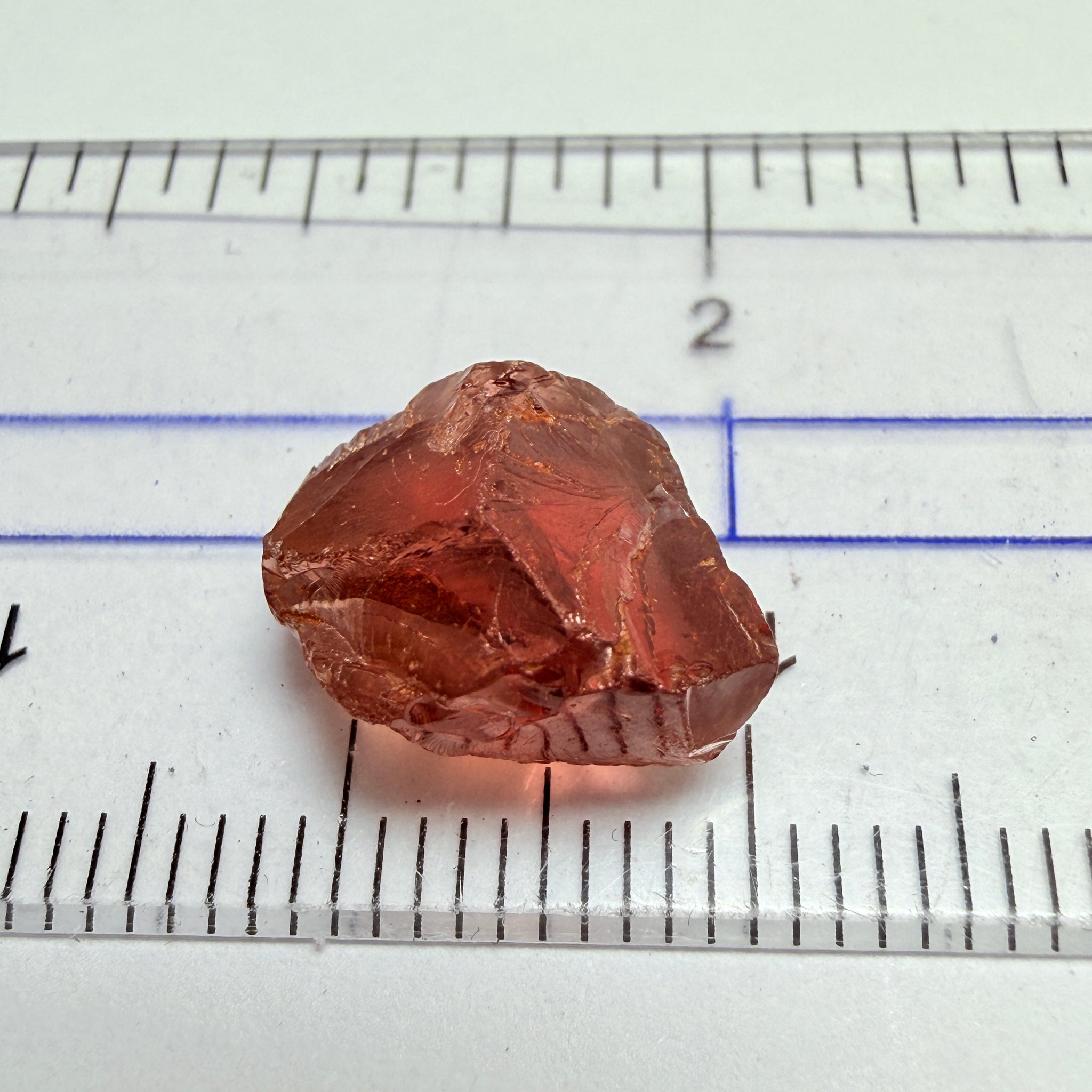 Umba Garnet, 6.90ct, Umba Valley, Tanzania, Untreated Unheated, vvs-if but flattish shape, see side pictures