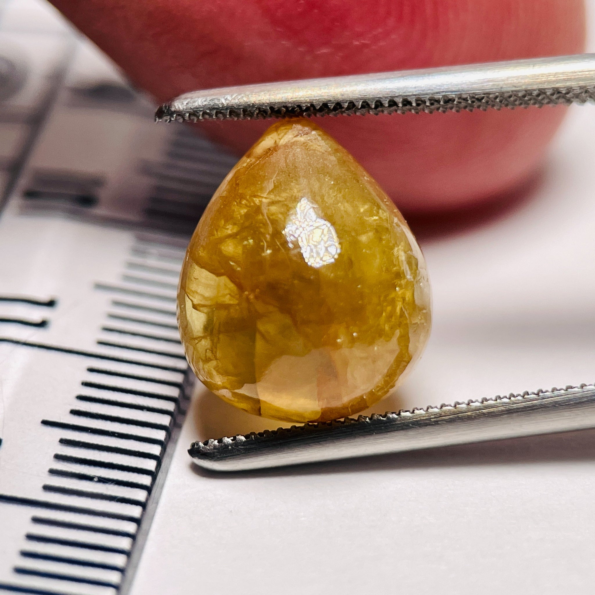 8.10Ct Sapphire Cabochon Umba Valley Tanzania. Untreated Unheated