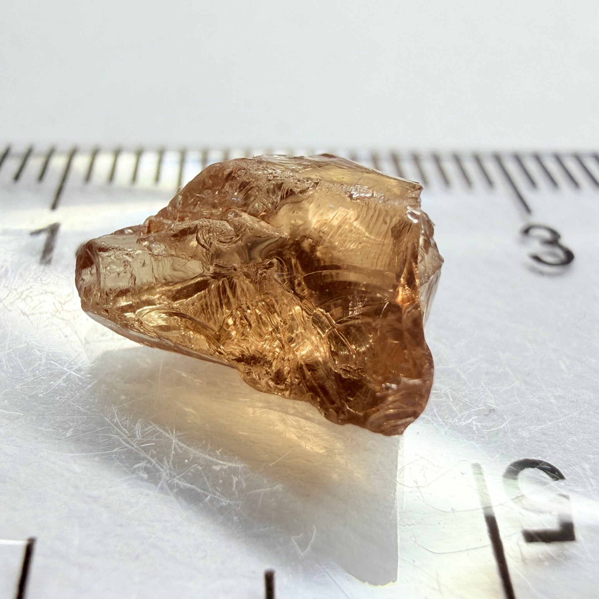 Malaya Garnet, 5.55ct, Umba Valley, Tanzania, Untreated Unheated, vvs, flattish, note shape