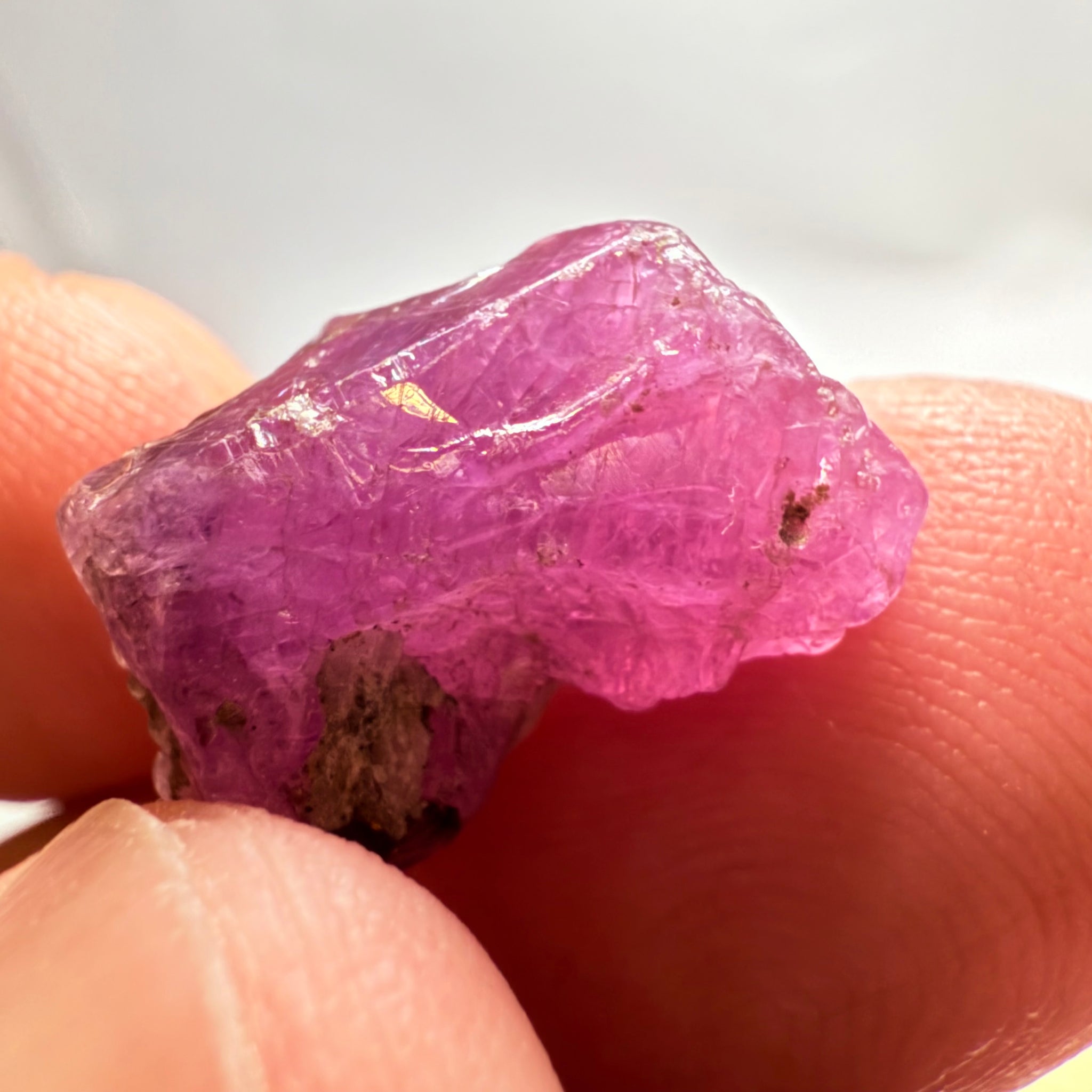 Colour Change Sapphire Crystal Specimen, Winza, Tanzania, Untreated Unheated, 15.53ct