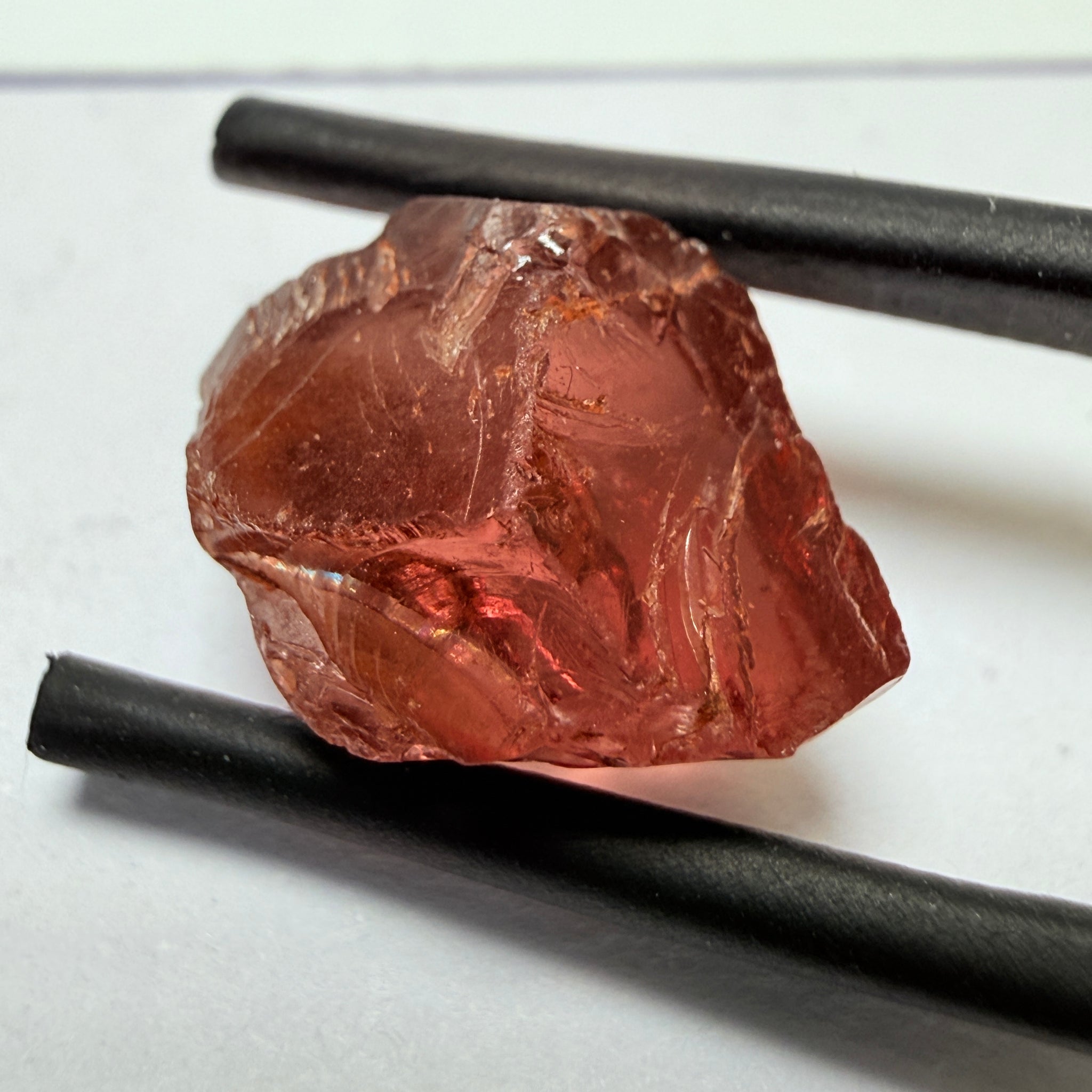 Umba Garnet, 6.90ct, Umba Valley, Tanzania, Untreated Unheated, vvs-if but flattish shape, see side pictures